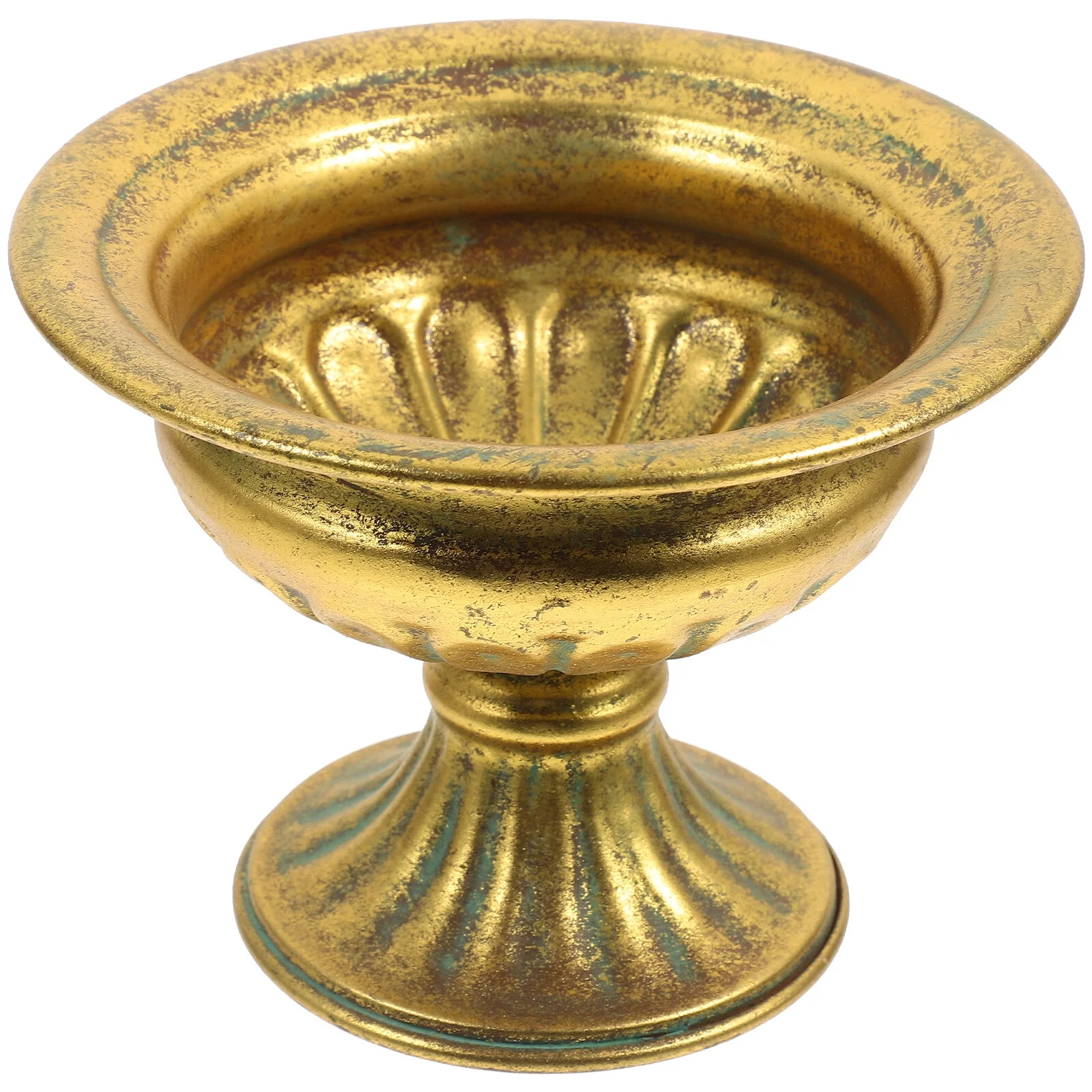 Jibingyi Metal Flower Pot Iron Plant Pot Planter Living Room Balcony Garden Metal Planter Pot