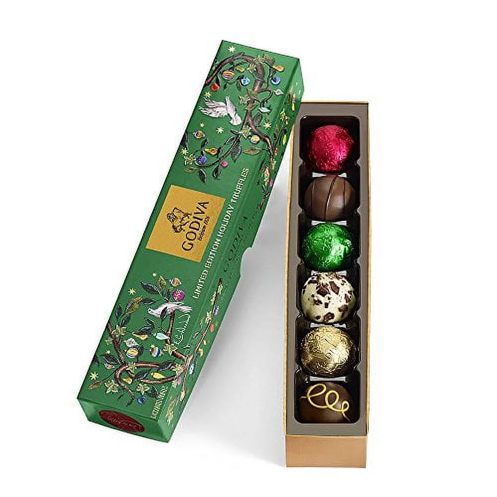 Christmas  Truffle Flight, Perfect Stocking Stuffer, 6 Count