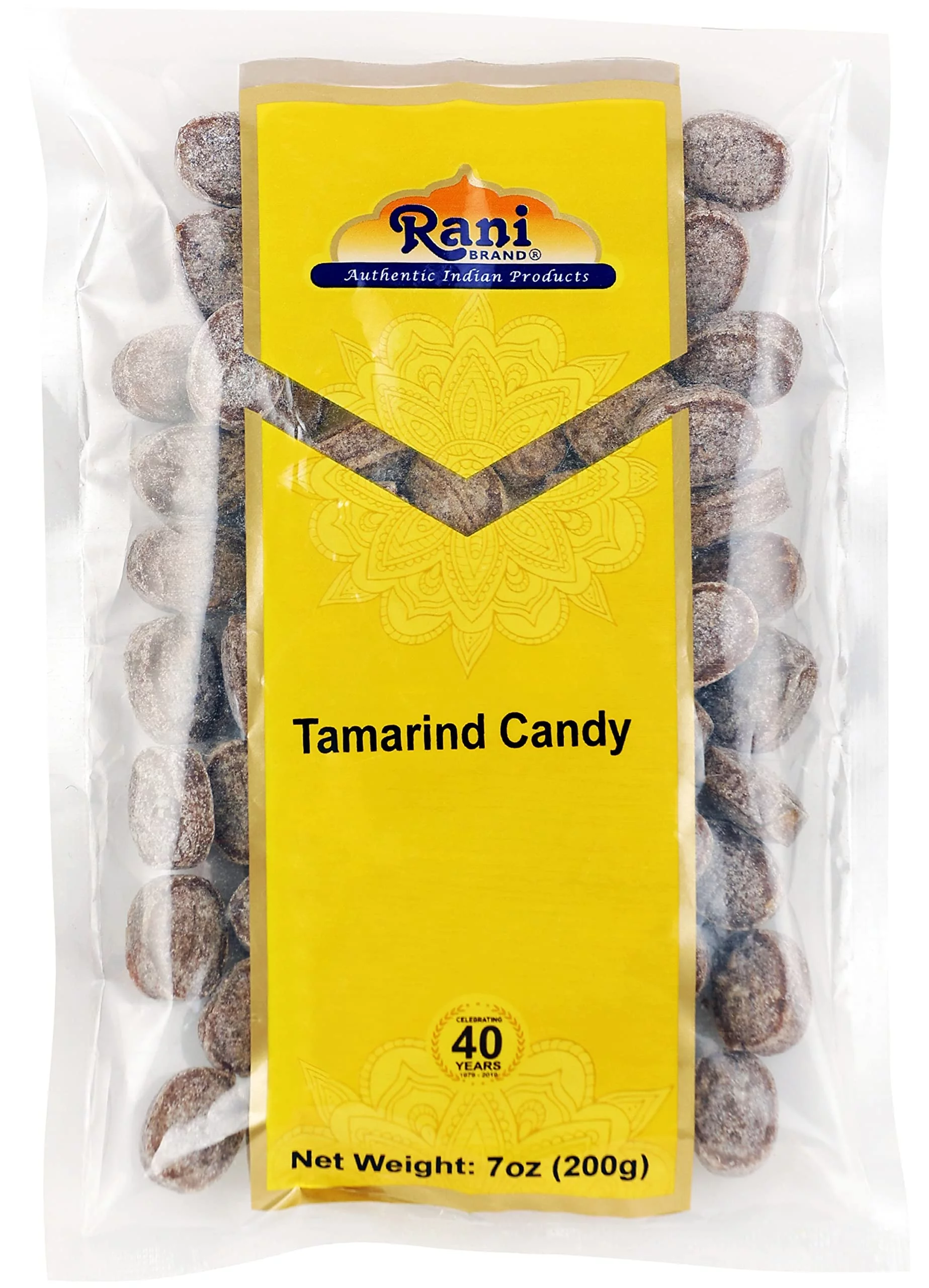 Rani Tamarind Candy 7oz (200g) ~ Indian Tasty Treats | Vegan | Gluten Friendly | NON-GMO | Indian Origin