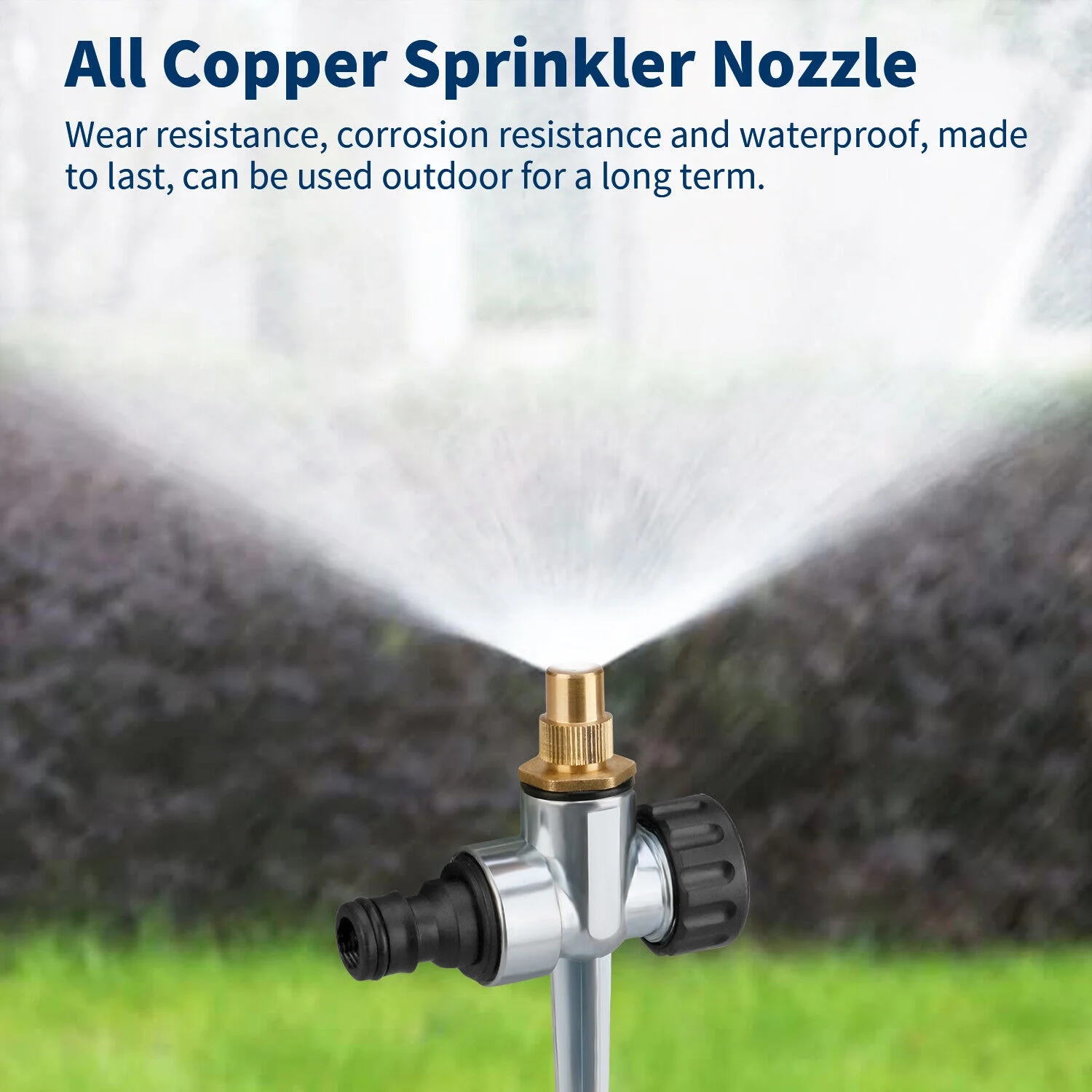 1-4 PCS 360° Lawn Water Sprinkler Garden Yard Watering Sprayer Automatic System