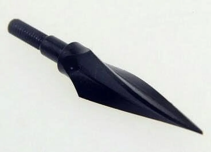 GPP 12pcs Keened Up Screw-in Twisted 3 Blades Broadheads 150 Grain Traditional Hunting Arrow Head Broadhead