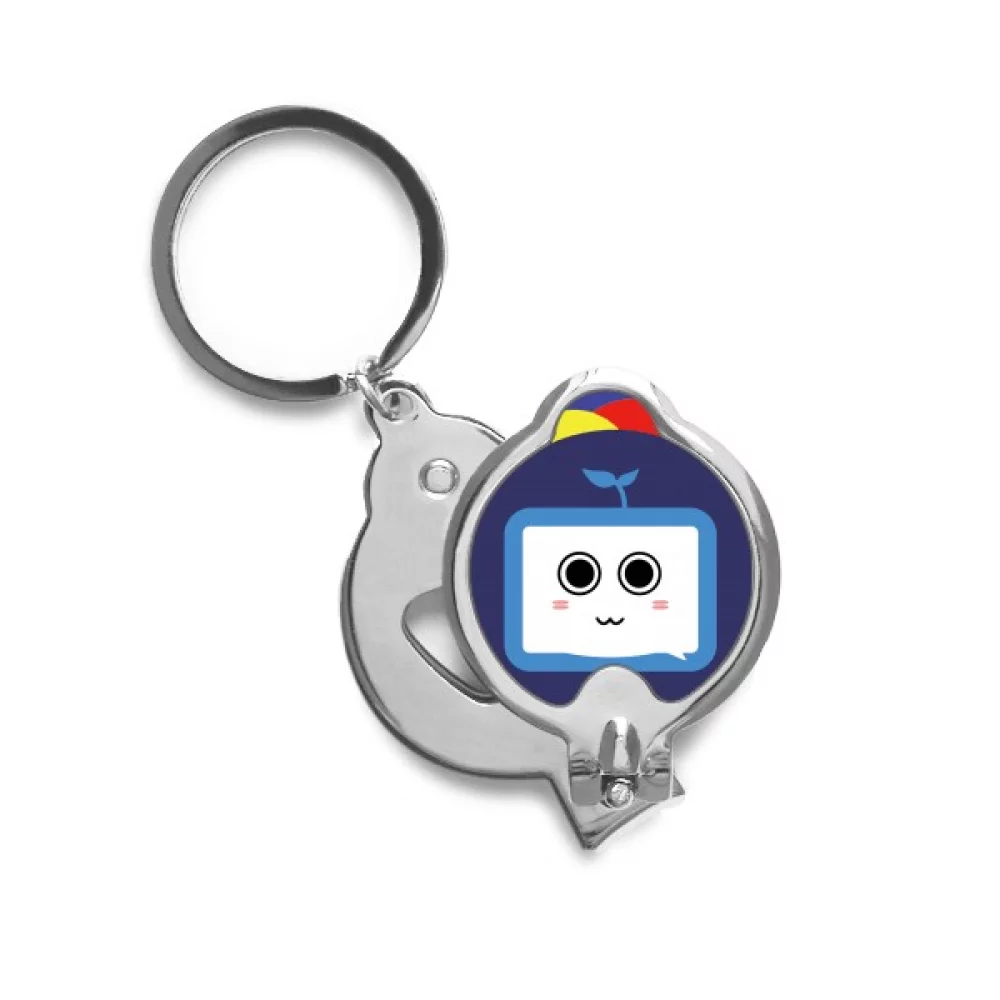 Saplings Cute Small TV Face Original Nail Clippers Sharp Fingernail Stainless Steel Cutter