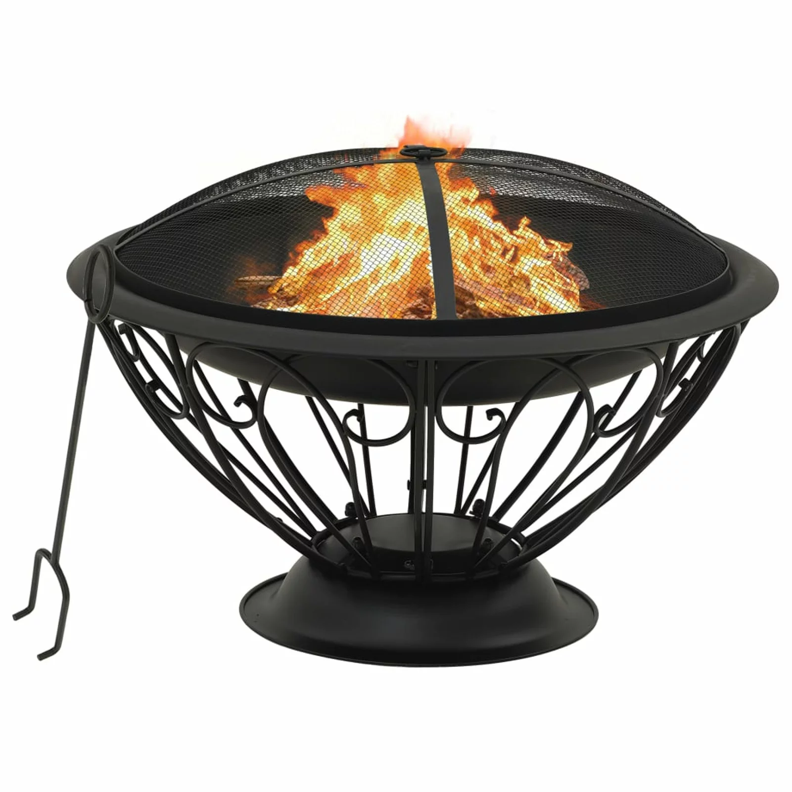 OWSOO Fire Pit with Poker 29.5