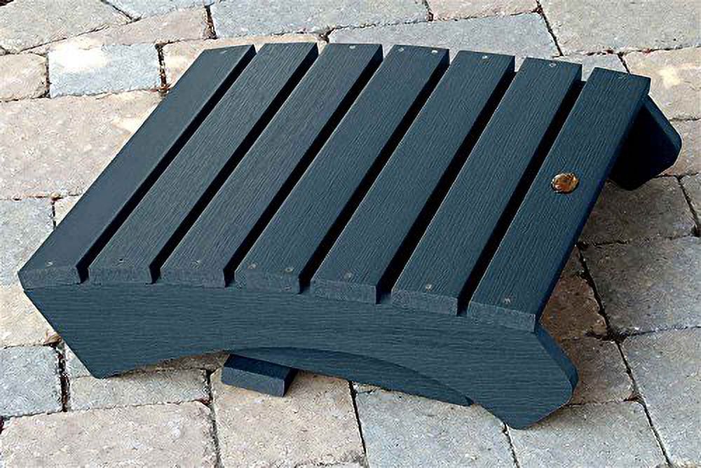 highwood AD-OTL1-NBE Adirondack Folding Ottoman, Nantucket Blue