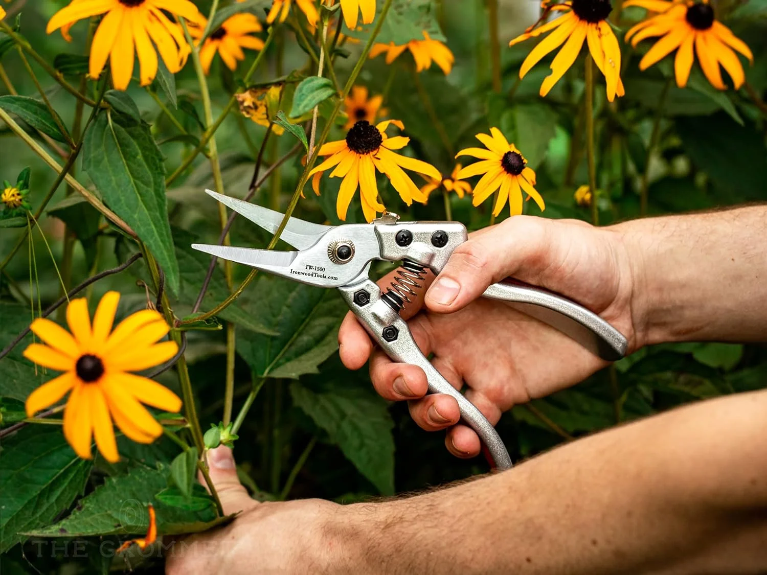 Quick Release, Needle Nose, Hand Pruner IW1500 with Never Fail Lock and Carbon Steel Blades