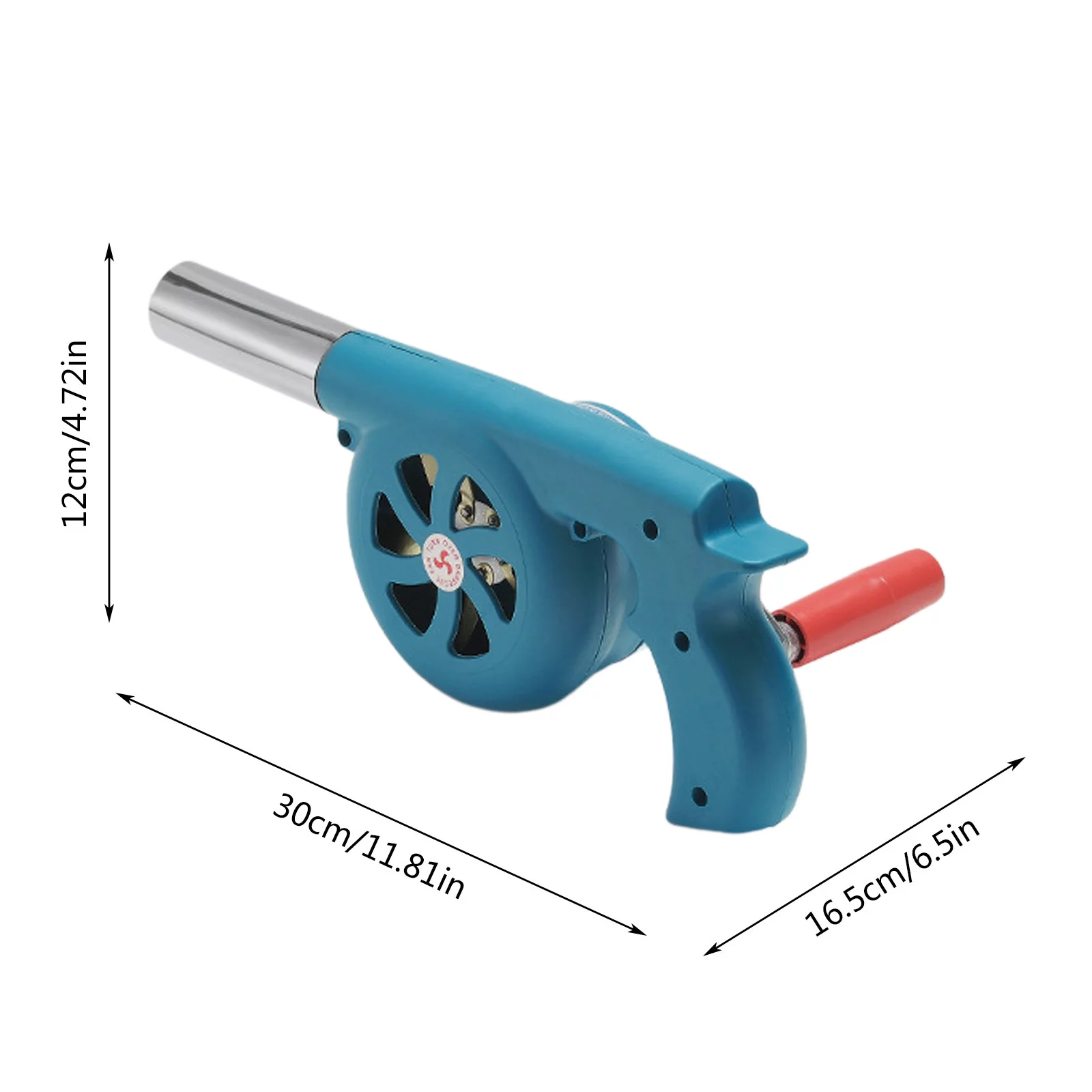 MVNSFEW Outdoor Hand Crank Blower Camping Barbecue Fire Tools Small Manual Portable Combustion Blower