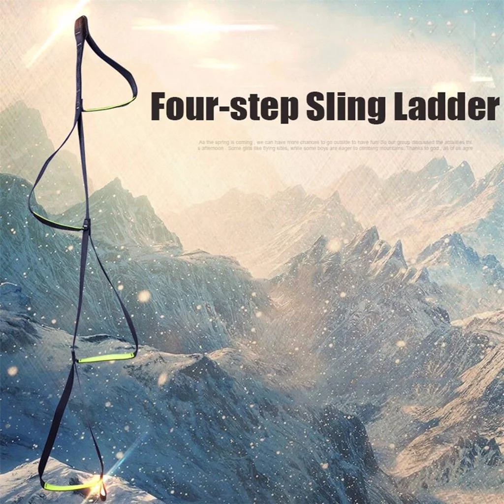 NLLSHGJ Mountain Deck Ladder Rope Ladder Step Climbing Rock Climbing Sling Ladder