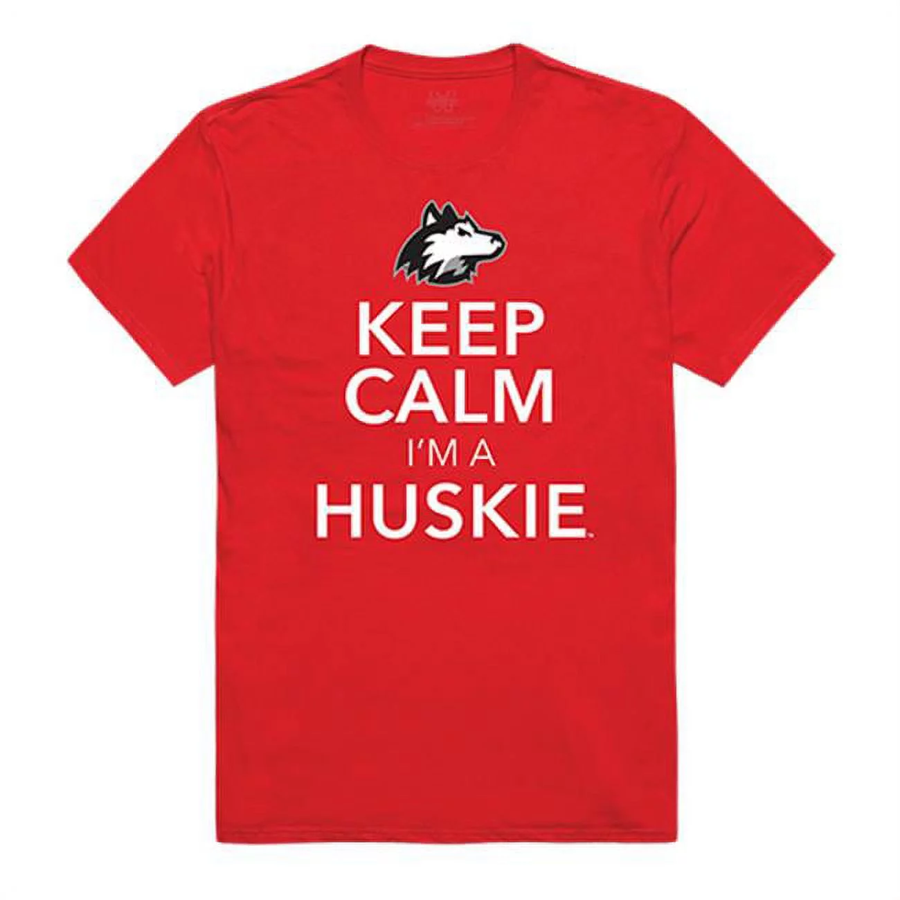 Northern Illinois Keep Calm Mens Tee - Red - Medium