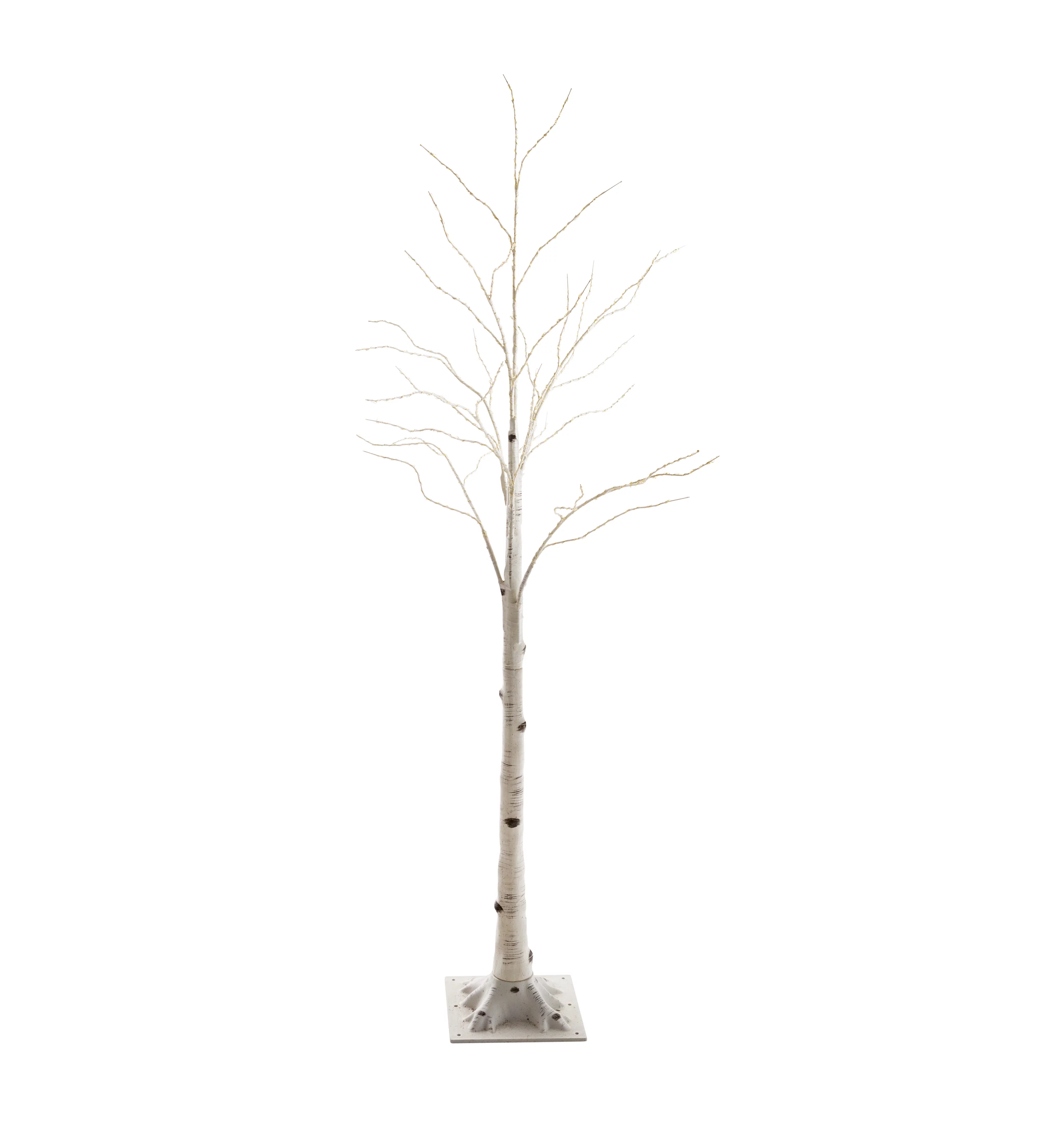 Evergreen 7'H Indoor/Outdoor Birch Tree with 280 Warm White and Multicolor Lights