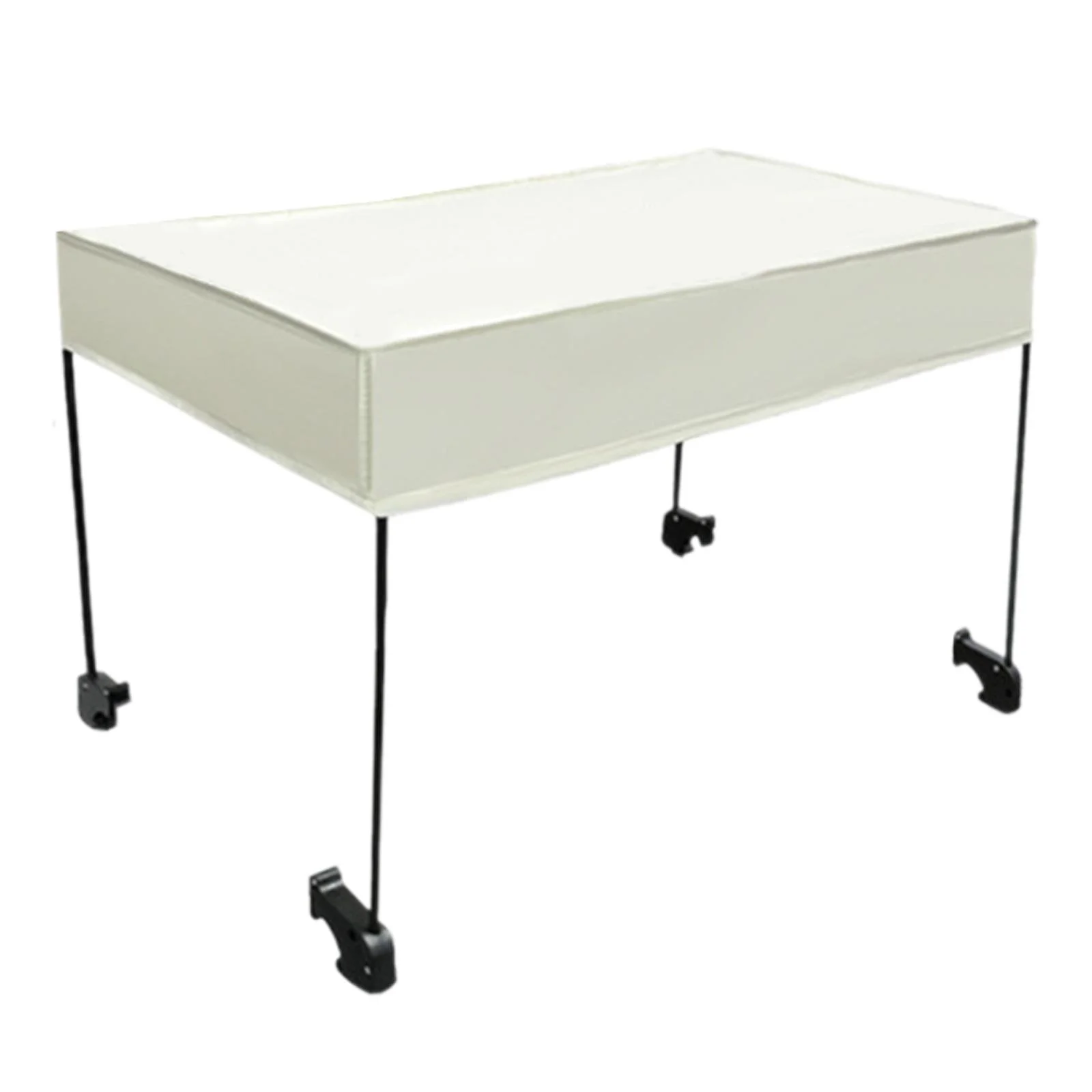 Colaxi Removable Awning Canopy Trolley Cart Canopy with Rods Replacement Wagon Sun Cover for Garden Camping Folded Cart Picnic M and Beige