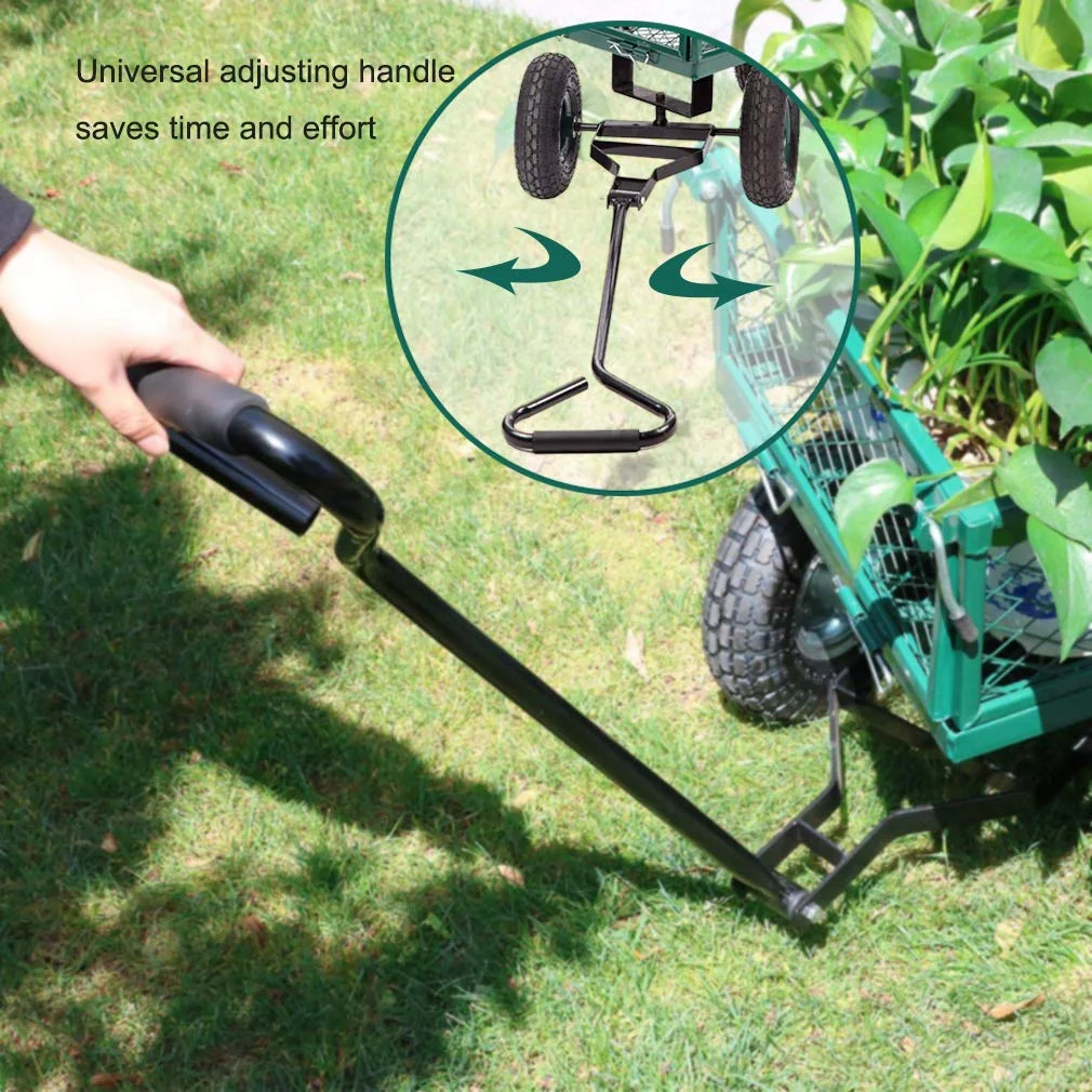 FDW Garden Carts Outdoor Steel Heavy Duty Beach Lawn Yard Landscape,40