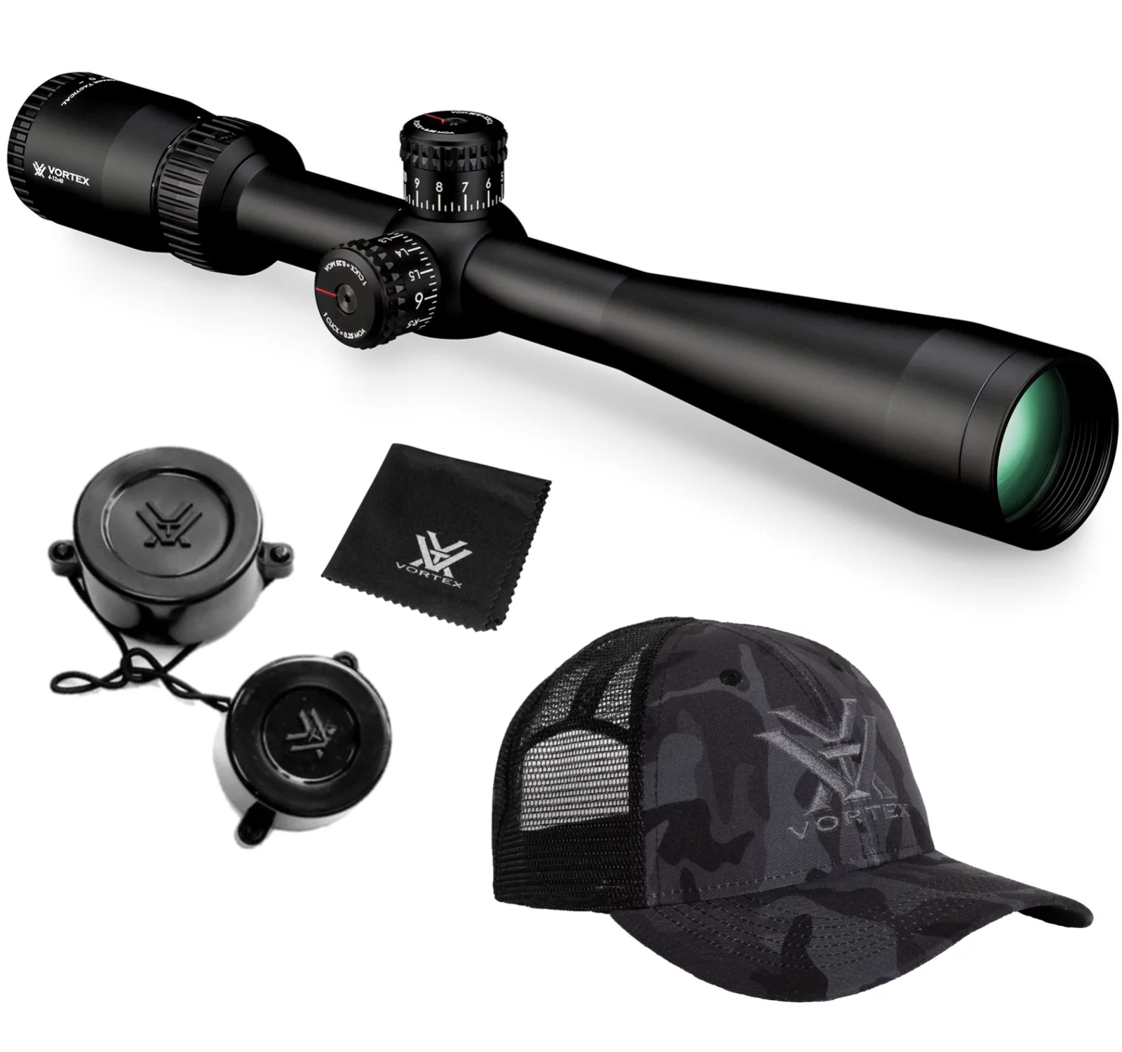 Vortex Optics Diamondback 4-12x 40  VMR-1 MOA Riflescope with Free Hat