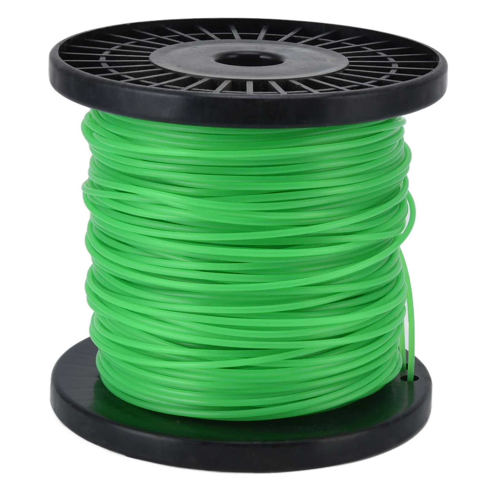 YUMILI 2mm String Trimmer Line - Round Grass Trimmer Line Green Lawn Mower Line, Line Trimmer Accessories, 30M/ 50M/ 100M/ 372M(100M)