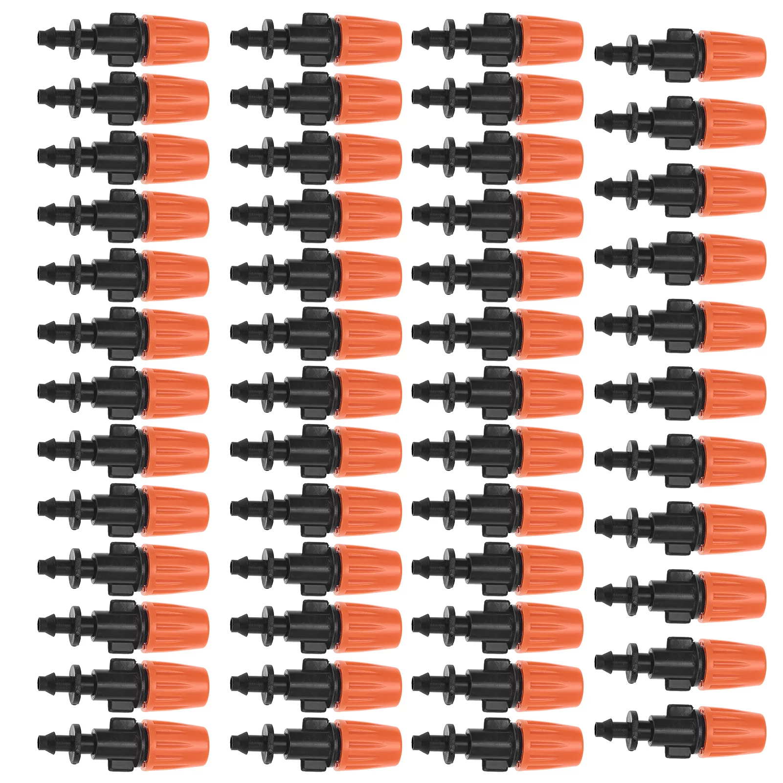 Heaveant Misting Nozzles, 50pcs/set Adjustable Garden Drip Irrigation Misting Nozzles Micro Flow Sprinkler Head Atomizer