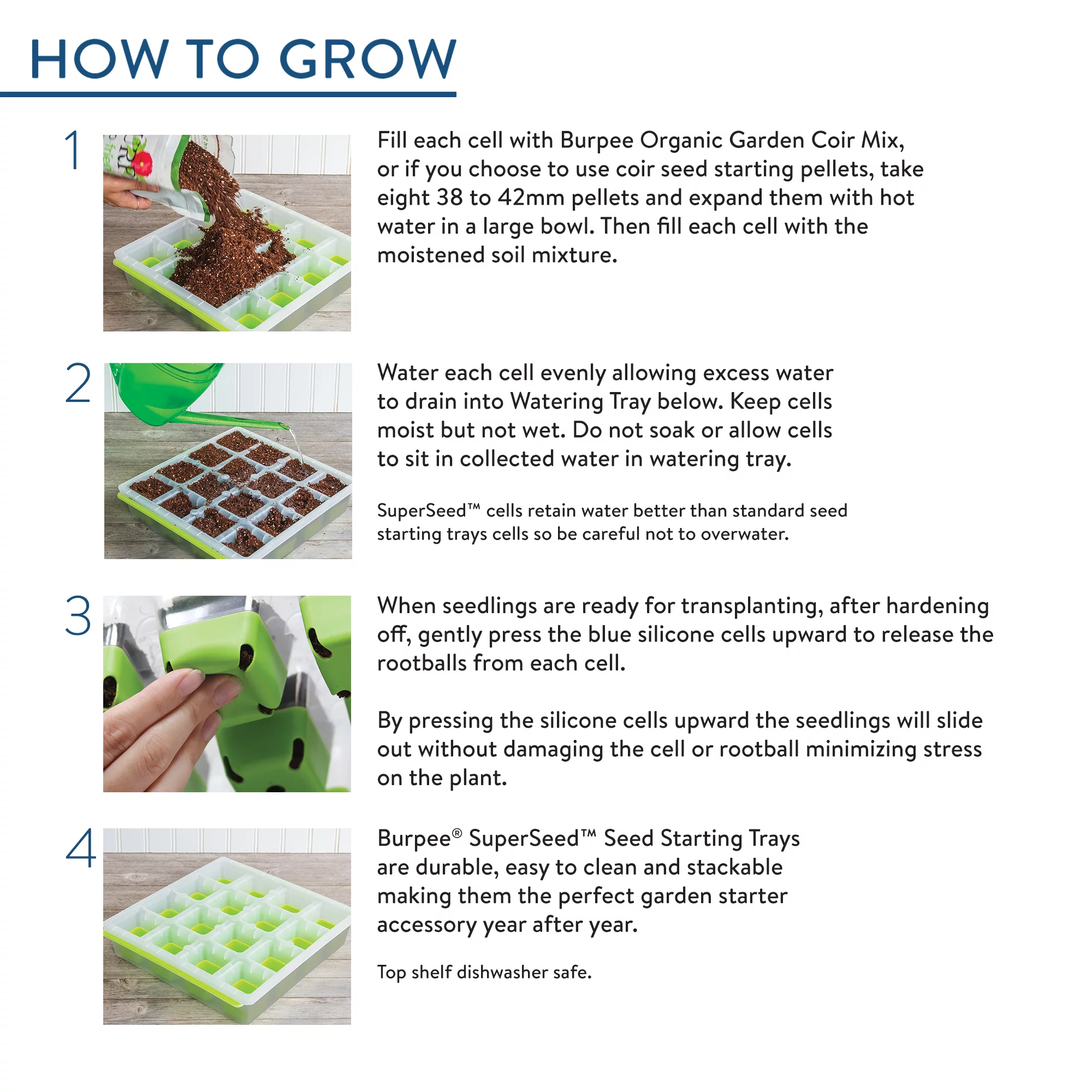 Burpee SuperSeed Windowsill Seed Starting Tray