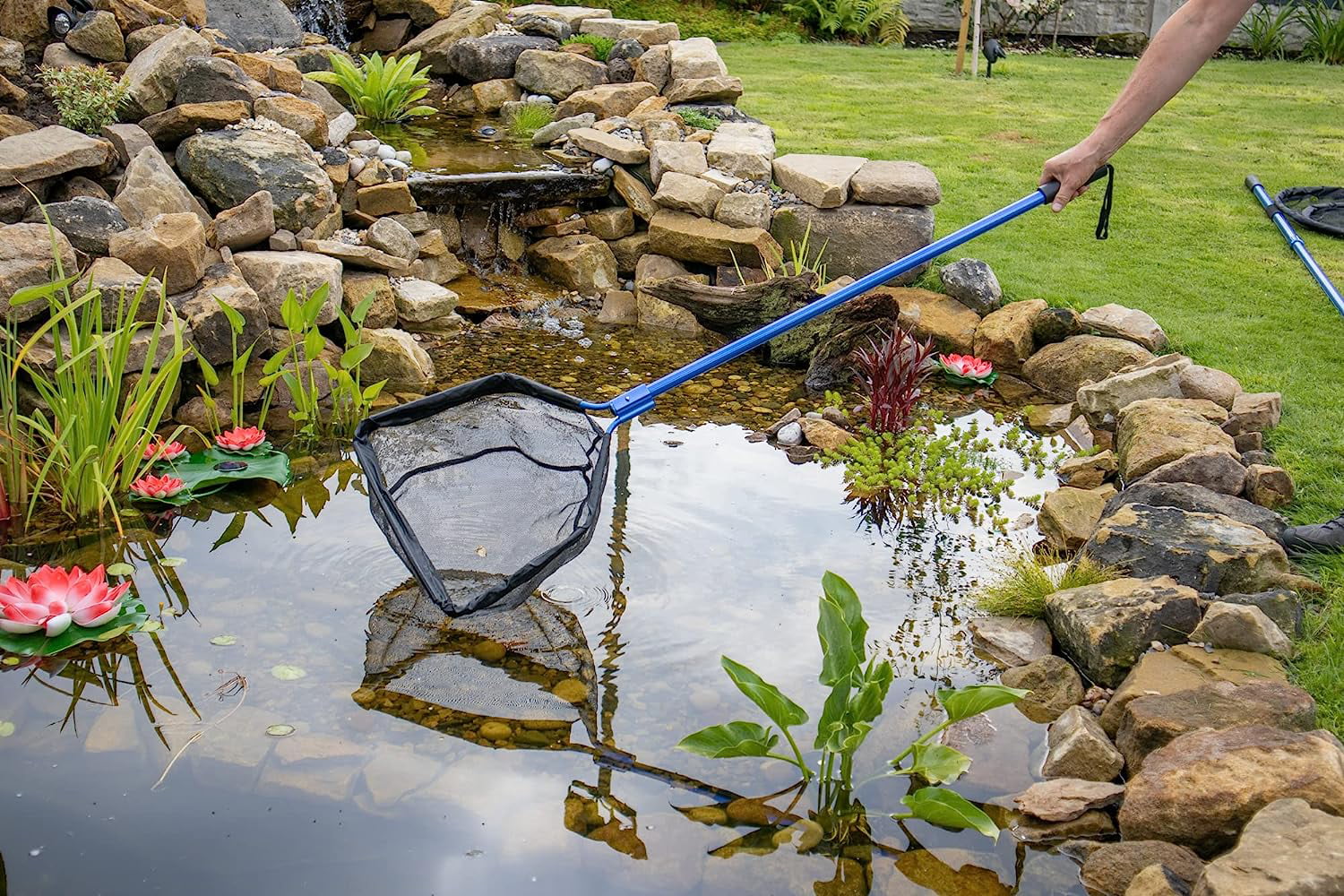 Heavy Duty Water Garden Koi Fish Pond Sludge Skimmer 18