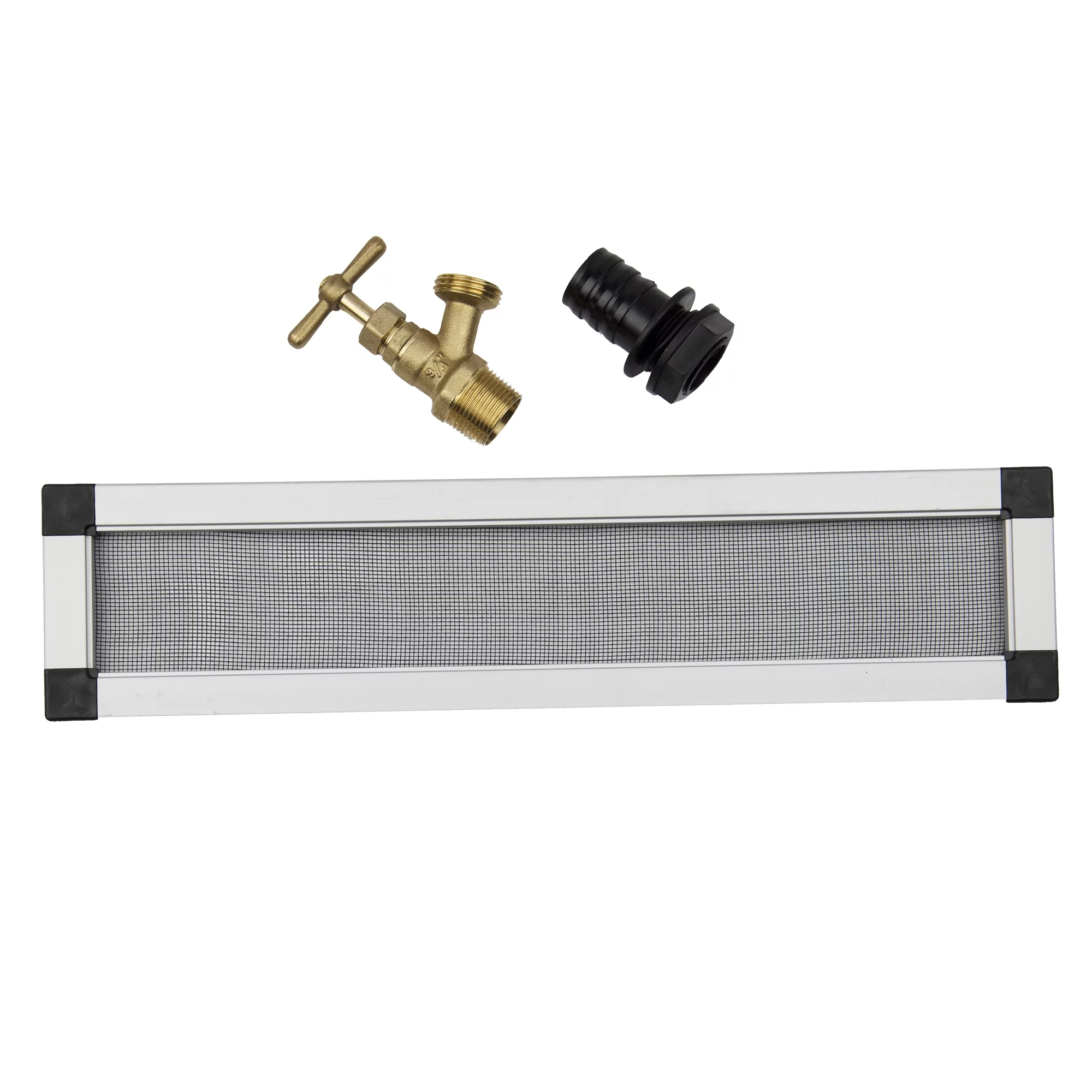 RTS Home Accents Rain Barrel Kit with Brass Spigot