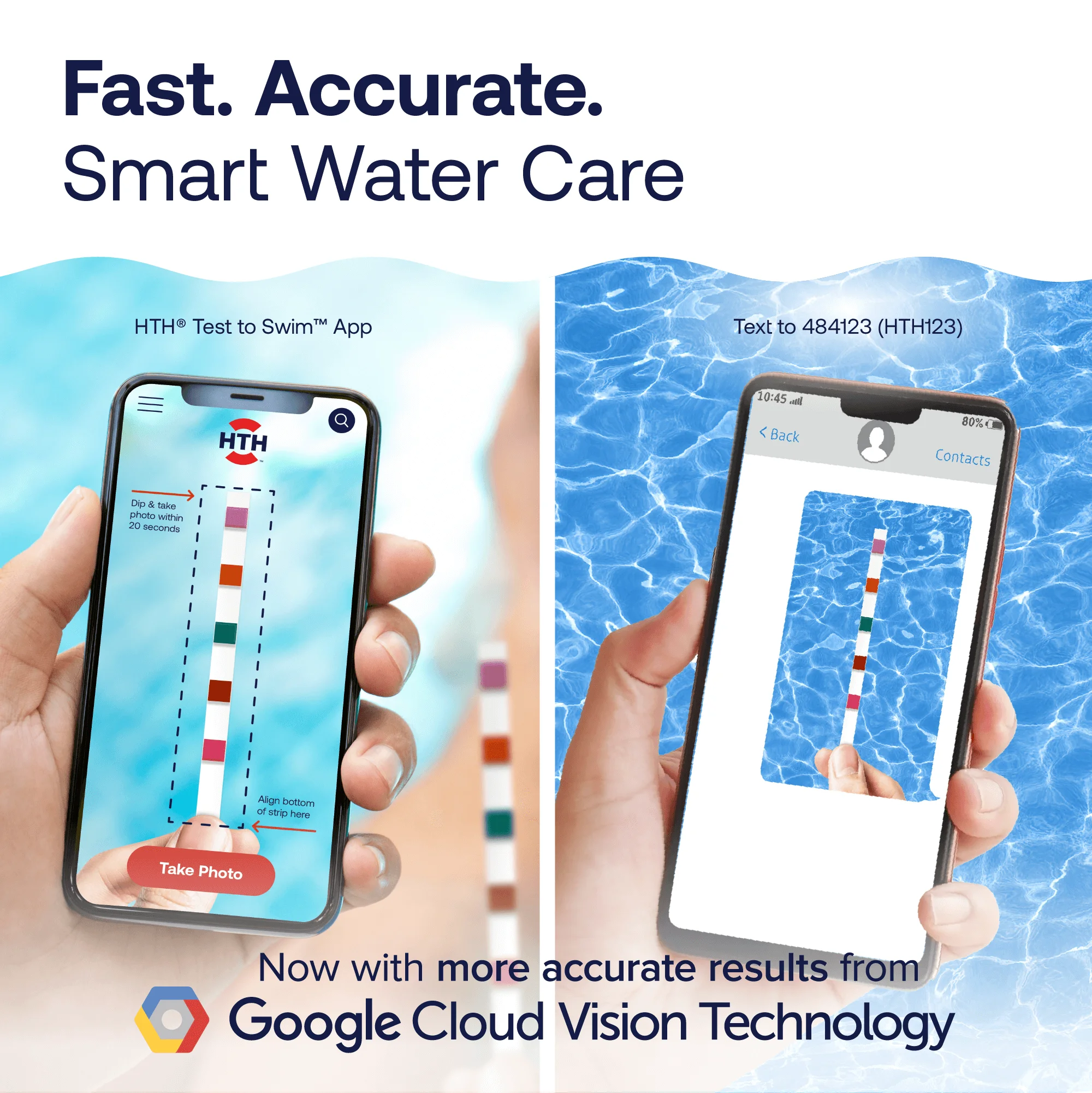 HTH Pool Care 6-Way Test Strips, Swimming Pool Water Chemical Tester, 30 Strips