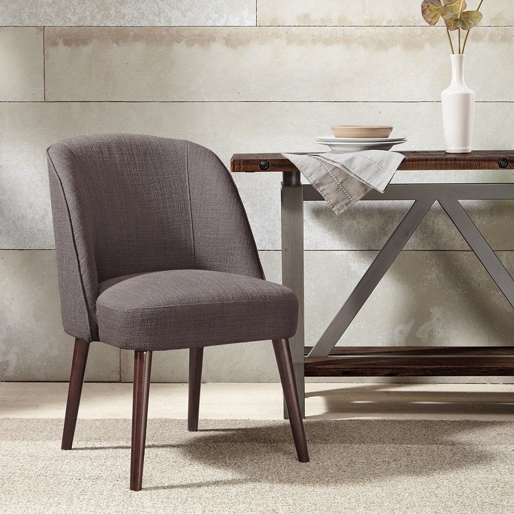 Madison Park Bexley Rounded Back Dining Chair Charcoal See below