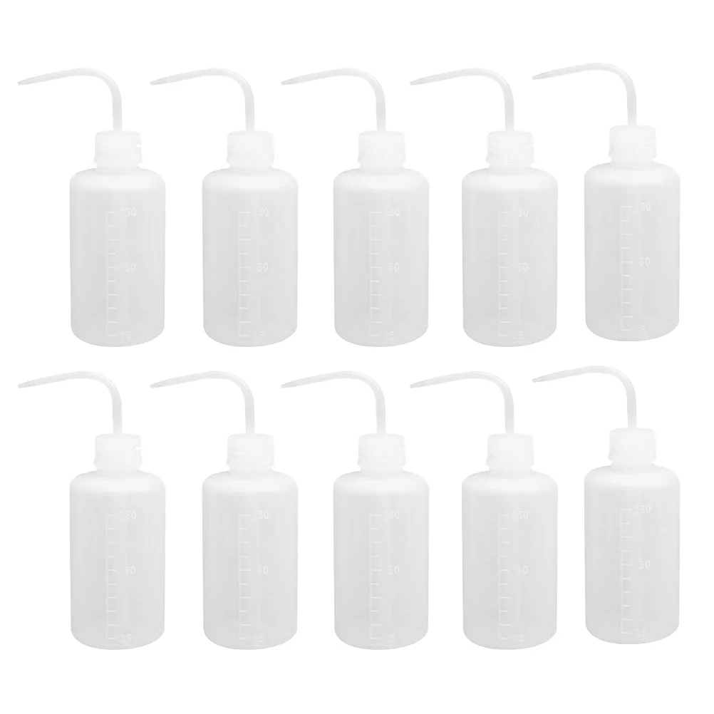 Guichaokj 10pcs 250ML Plastic Watering Bottle Succulent Squeeze Bottles Gardening Tools
