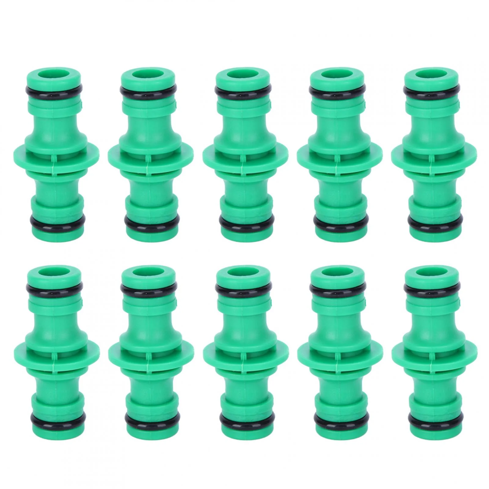 Jadeshay Hose Connector Straight Water Hose Connector Quick Connectors Garden Irrigation Water Pipe Joint Tool 10Pcs