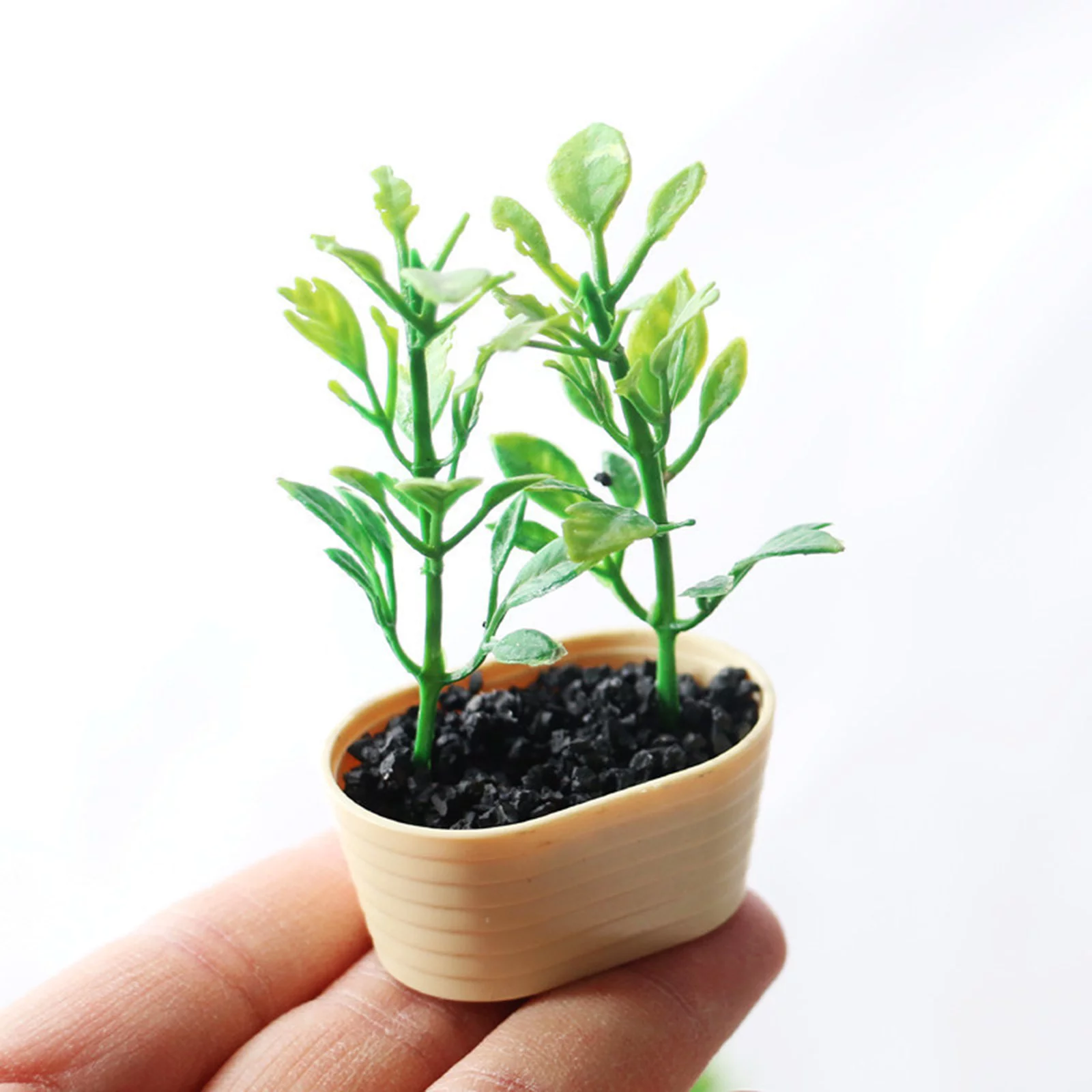 Sales Today Clearance Nordic Green Tree Potted Doll House Mini Furniture Garden Model Flower Pot