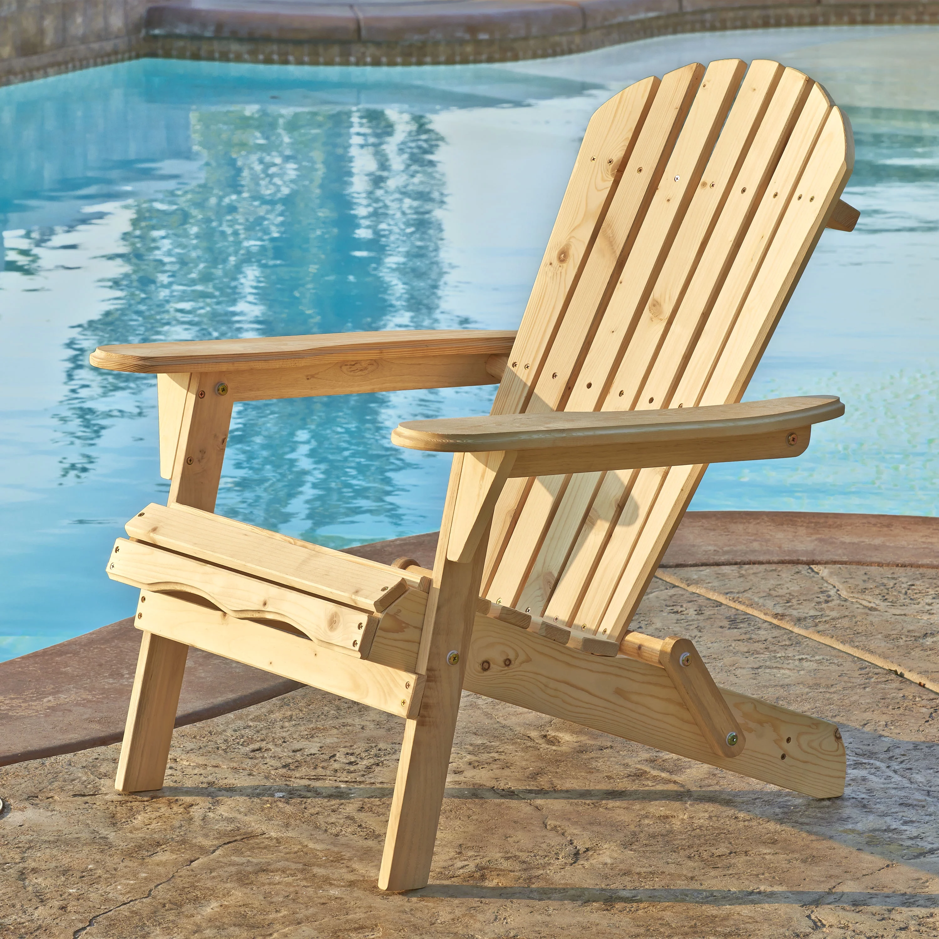 Natural Adirondack Conversation Set