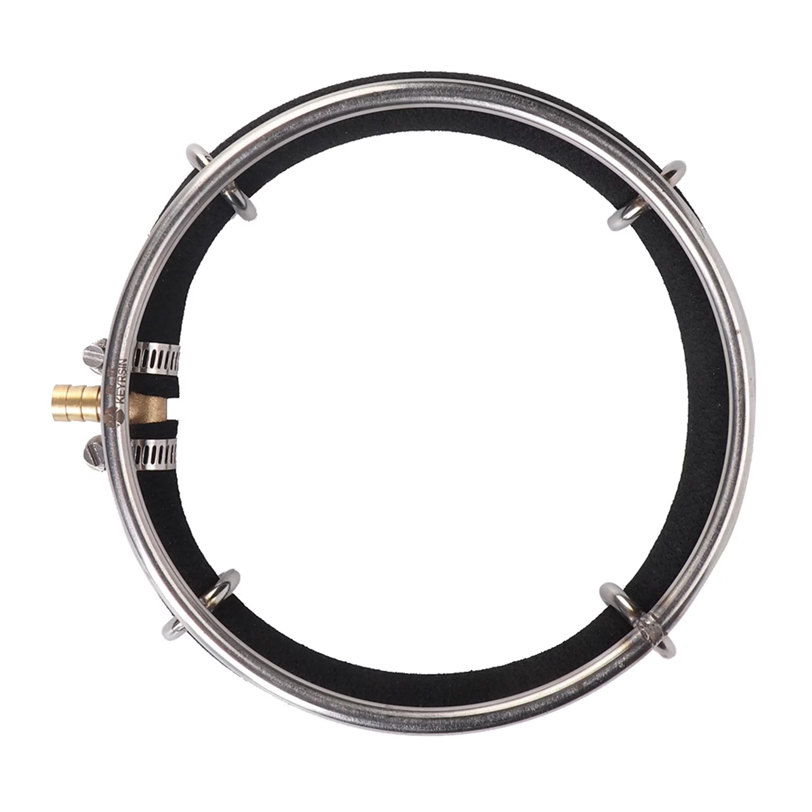 Goldmeet Aquarium Round Air Bubble Diffuser Ring Fish Pond Oxygenation Bubbler(Single Ring Dia 15cm)