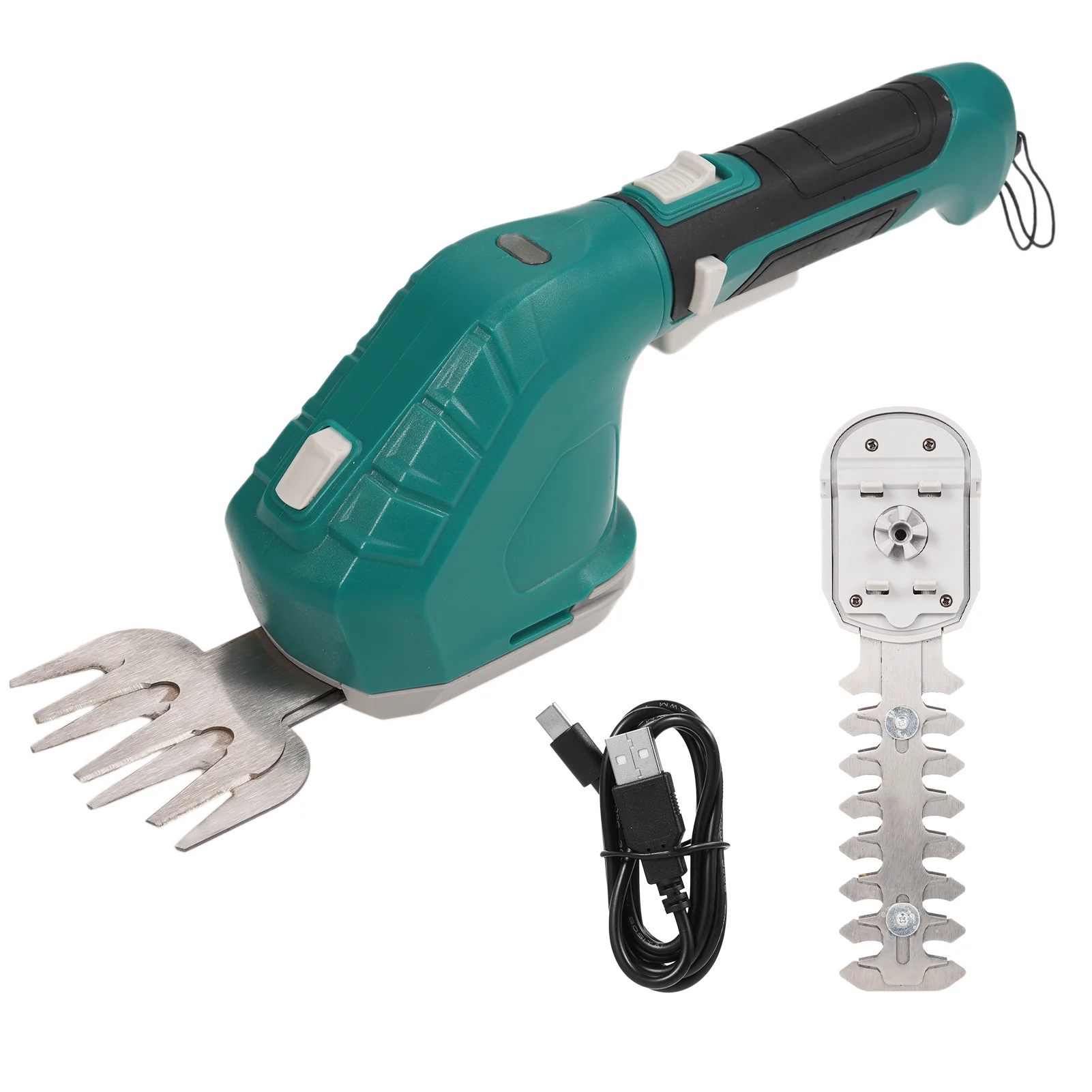 Geevorks Hedge Shears Hedge Clippers Dual Function Cordless Tool for Pruning Shrubs and Trimming Hedges Beautifully