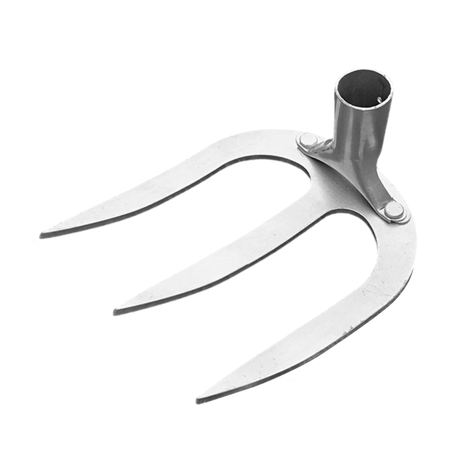 SunniMix Garden Rake Head Agricultural Rake Head for Cultivating Landscaping Planting 3 Tines Large