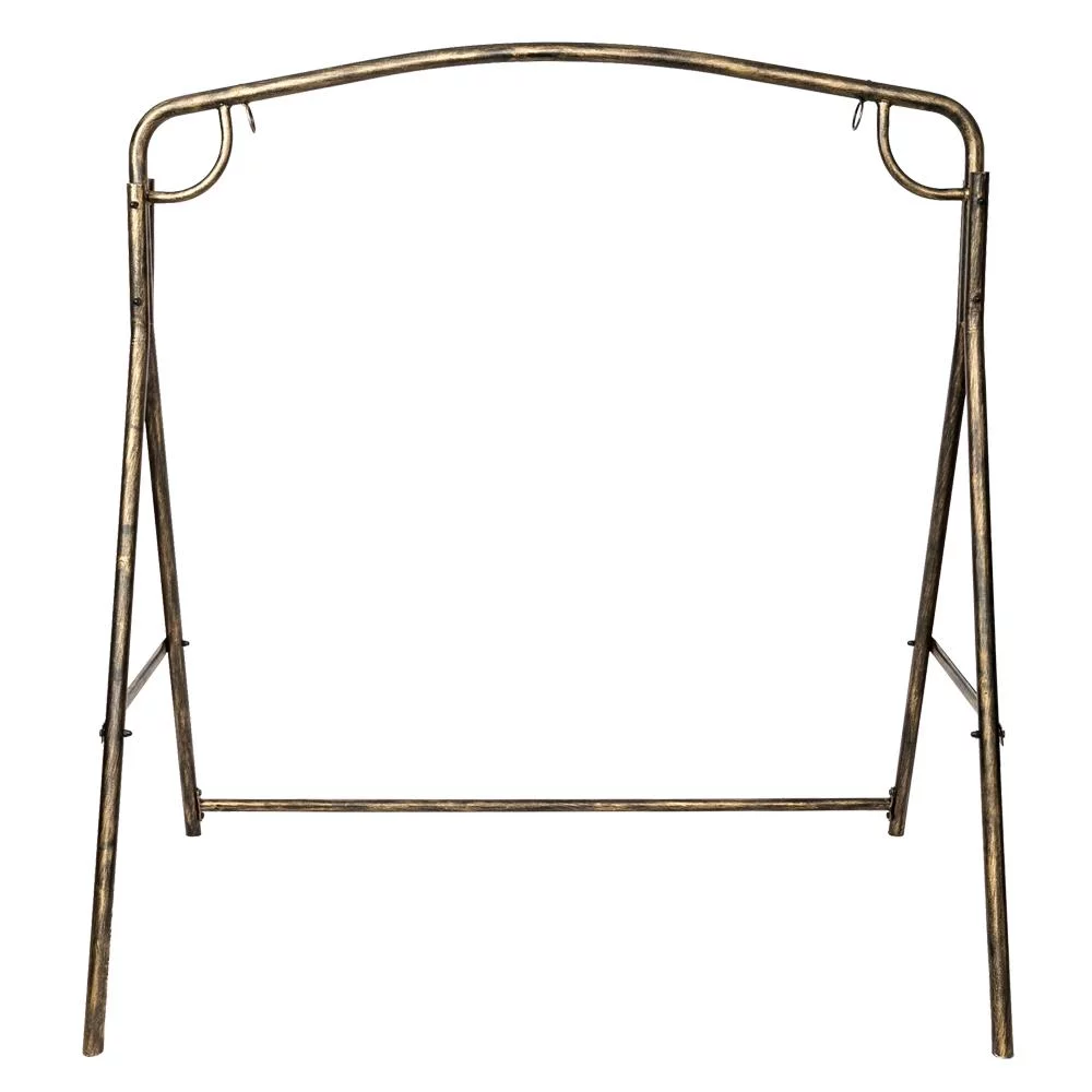 Winado Heavy Duty Vintage Metal Outdoor Garden Iron Art Swing Frame (Not Incuded Bench)
