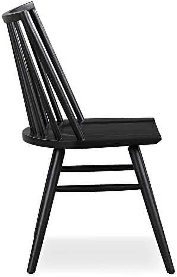 xrboomlife POLY & BARK Talia Dining Chair  Ash Wood  Black