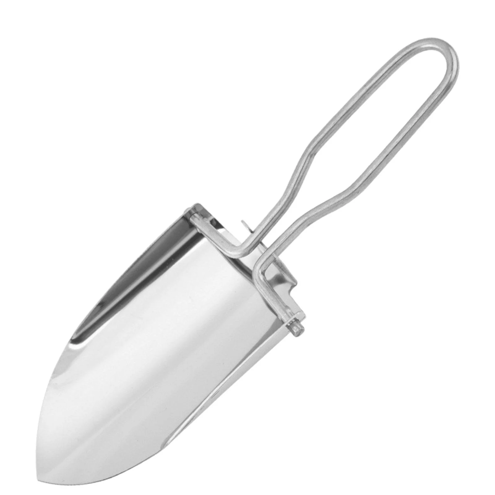 simhoa Gardening Trowel Folding Comfortable Tool Collapsible Portable Handy, Foldable,Metal,Camping Mini Spade for Traveling Outdoor