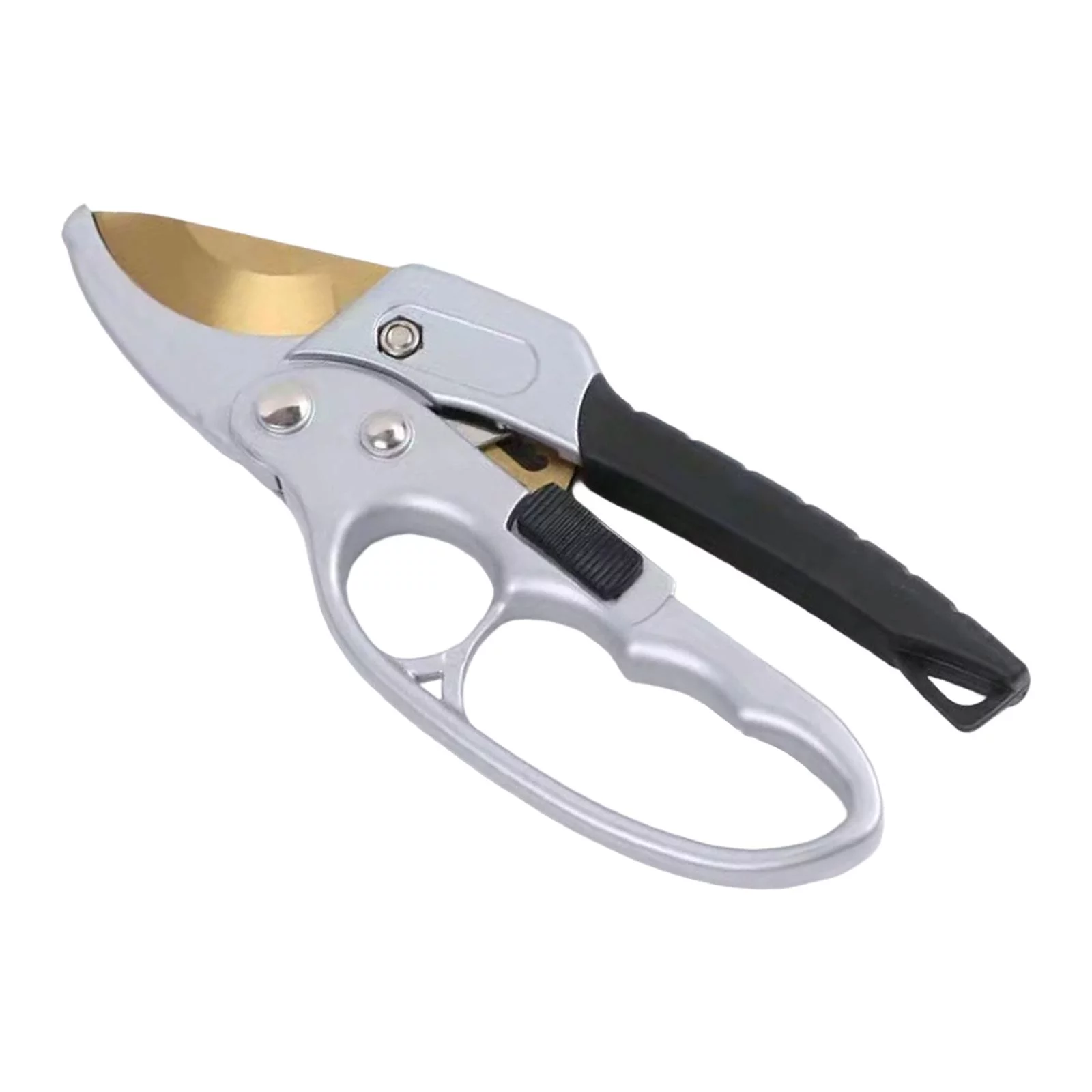 Garden Clippers Gardening Supplies Stainless Steel Multipurpose Heavy Duty Garden Pruning shear Garden pruners for Orchard Farm Bonsai Home Aureate Argent