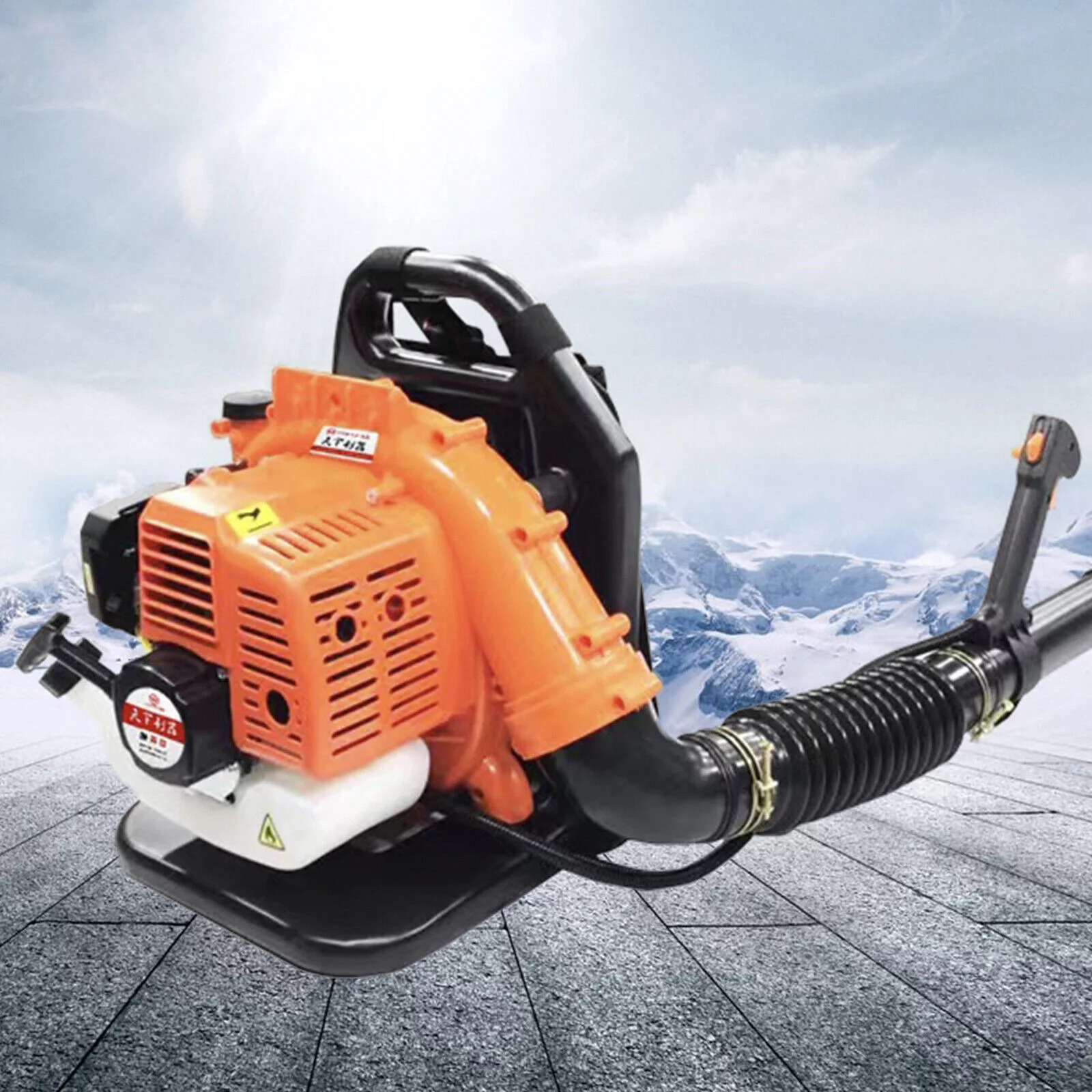 42.7cc 2 Stroke Commercial Gas Powered Grass Lawn Blower Backpack Leaf Blowing Machine