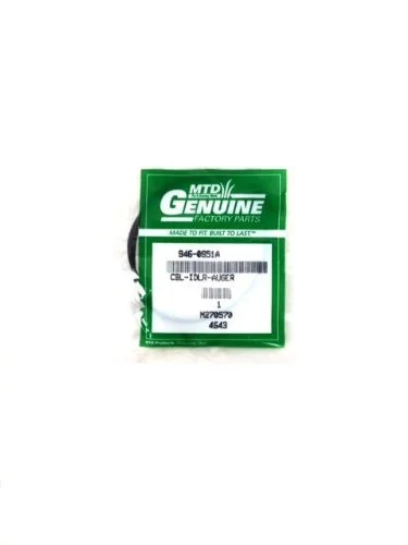MTD 946-0951A Auger Idler Engagement Cable for Troy-Bilt Yard-Machines Craftsman Boss Storm Snow SB Polar inch Blast 45