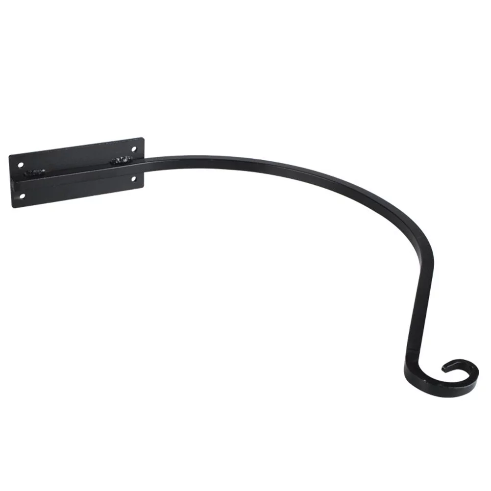 Guichaokj 16 inch Hanging Plants Bracket Iron Curved Decorative Hook Planter Bracket