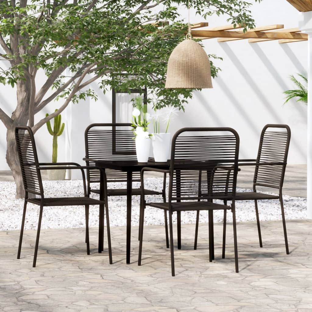 Irfora parcel,SetSet Indoor5 Piece Patio Set Patio Furniture Set Table AndTable Balcony Dinner Table Lawn Balcony Dinner 0108096a Shcushan Barash Chairs - 3099144 Vidaxl