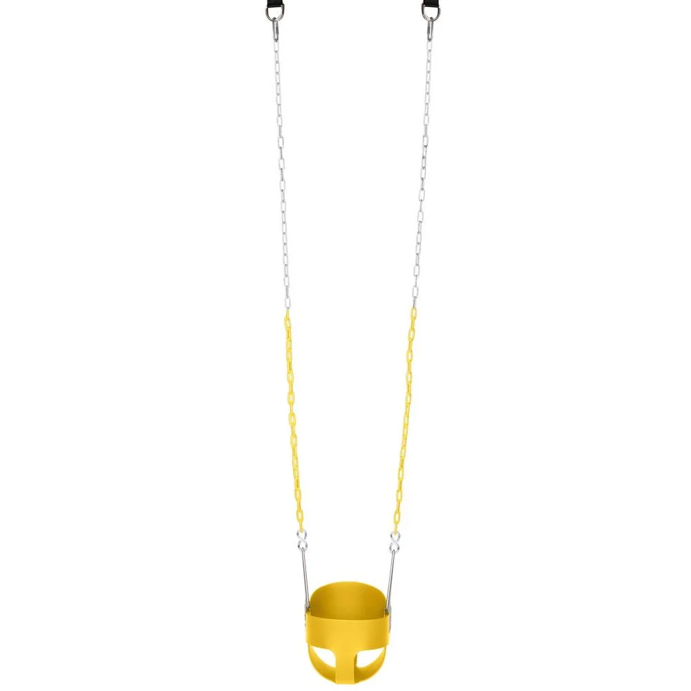SalonMore High Bucket Toddler Swing Safty Tree Swing Infant Swing Set Acccessoris,Yellow