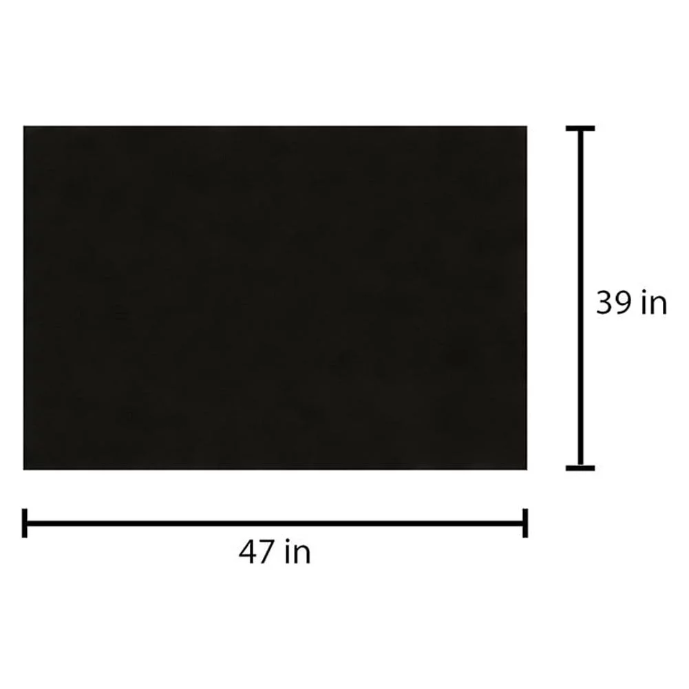 Outdoor BBQ Fire Retardant Fireplace Mat Fireproof Heat Resistant Rug Protect