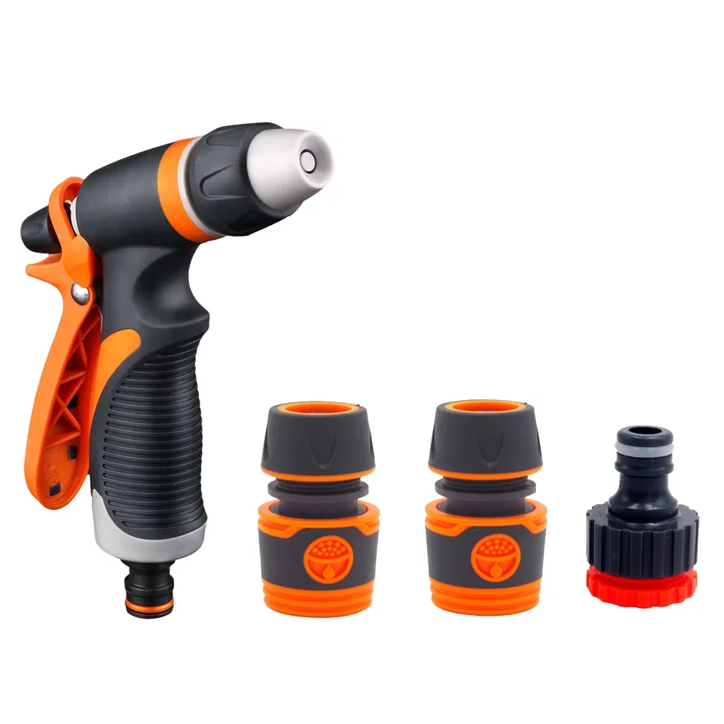 Garden Hose Nozzle Watering Spray High Pressure Sprinkler Adjustable Patterns Faucet Timer Sprinkler Heads for Yard Dog Water Play Water Sprinkler Head Pad for Kids Ages 8-12 *3PCS