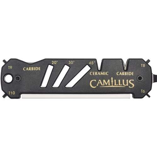 Camillus Glide Multi-Angle Carbide Sharpener, Black