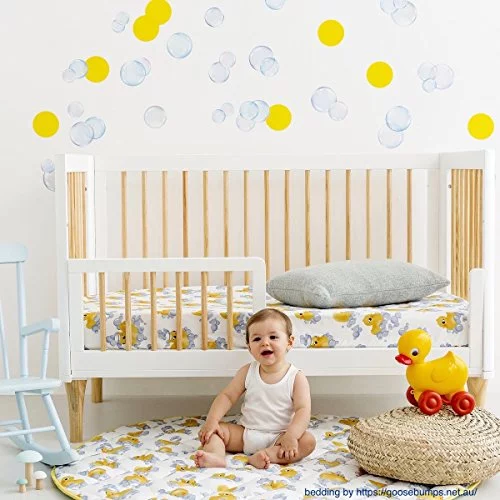 Bubbles  (Not Transparent), Peel And Stick, Waterproof Fabric Bubble Wall Stickers