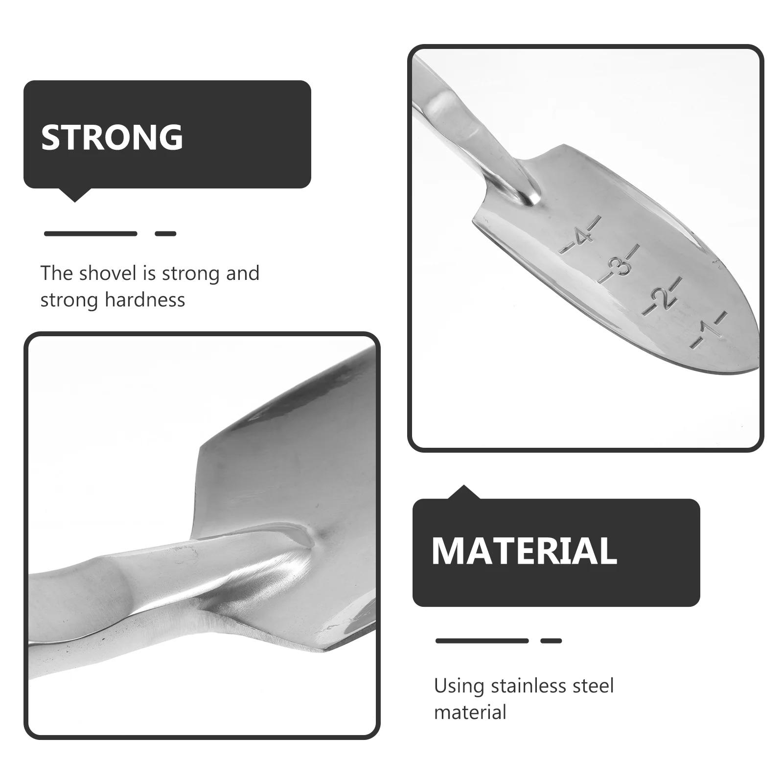 Gongxipen Gardening Shovel Small Shovel Garden Spade Flower Plant Shovel for Digging Trowel Garden Tool