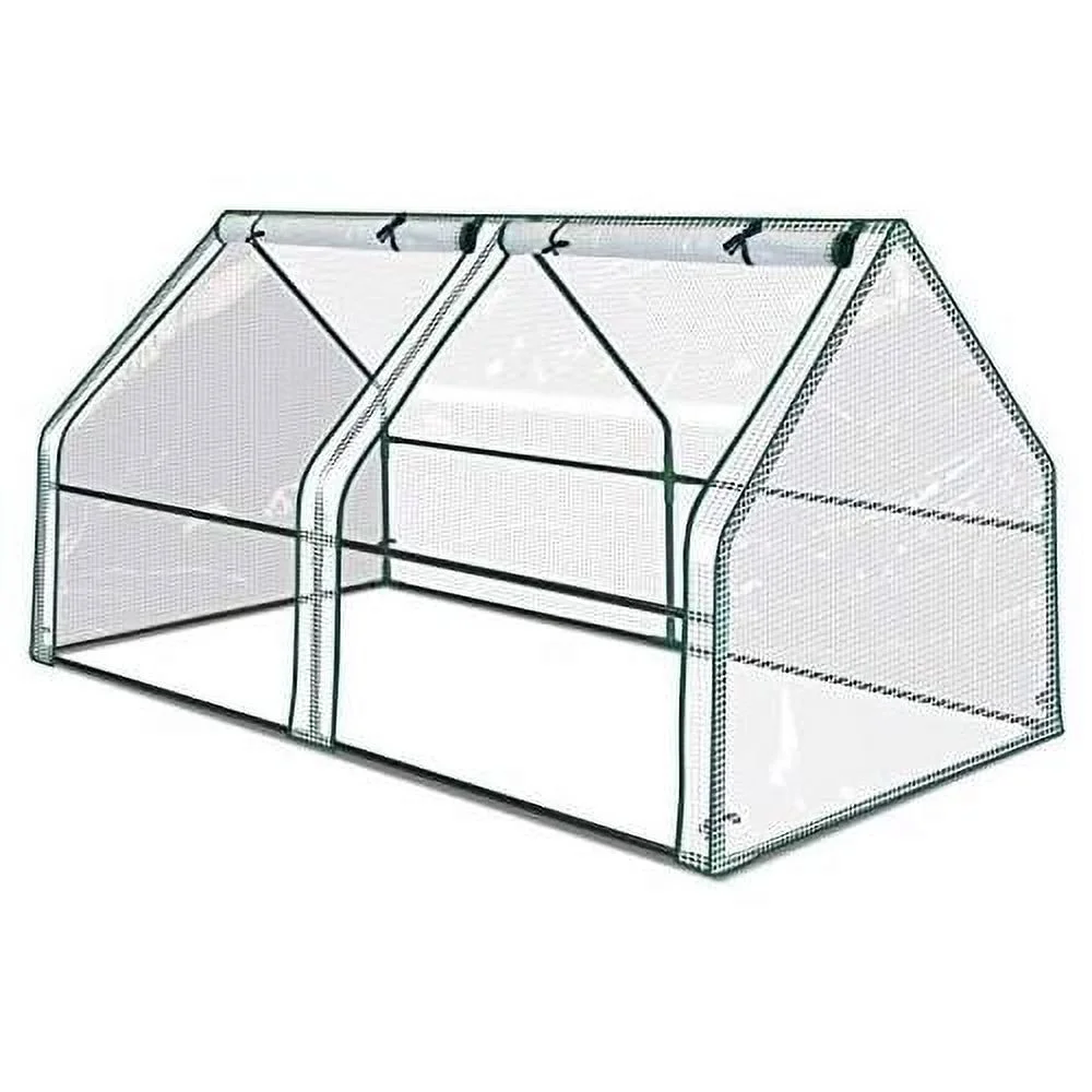 garden flower greenhouse portable mini greenhouse house yard for plants/vegetables (3'x6'x3')