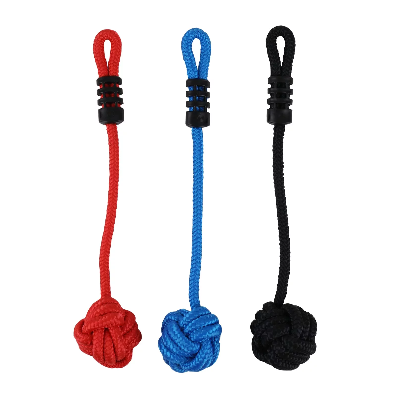 WonkaWoo 619629044687 Ninja Warrior Obstacle Course Rope Set for Kids 42 ft. Line with Swing