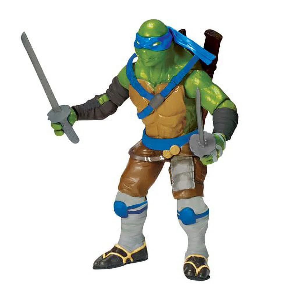 Teenage Mutant Ninja Turtles Movie 2 Hero vs Villain Basic Figure 2-Pack, Leonardo vs Rocksteady