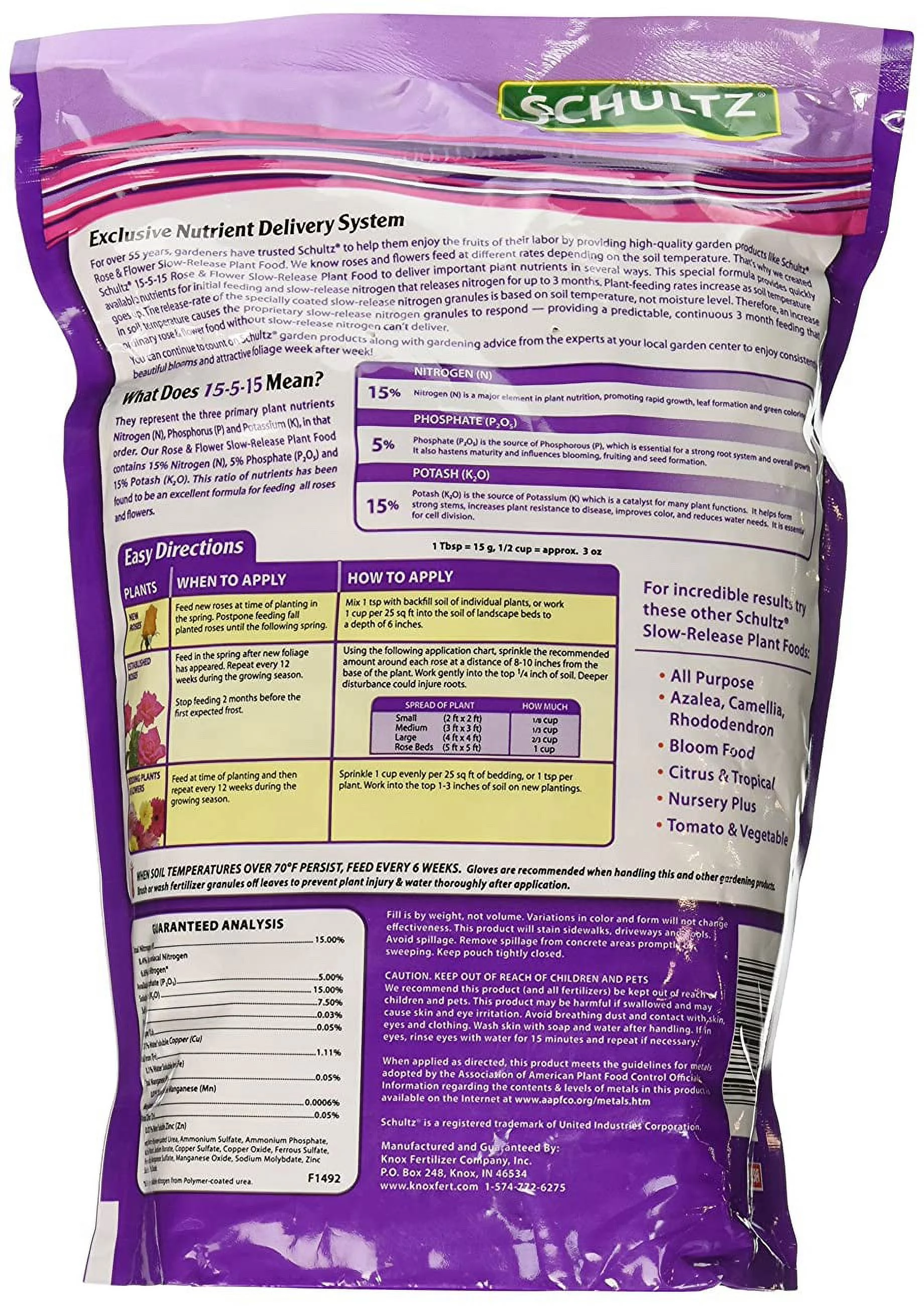 Schultz SPF48410 Plant Food, Granular, 3.5 lb