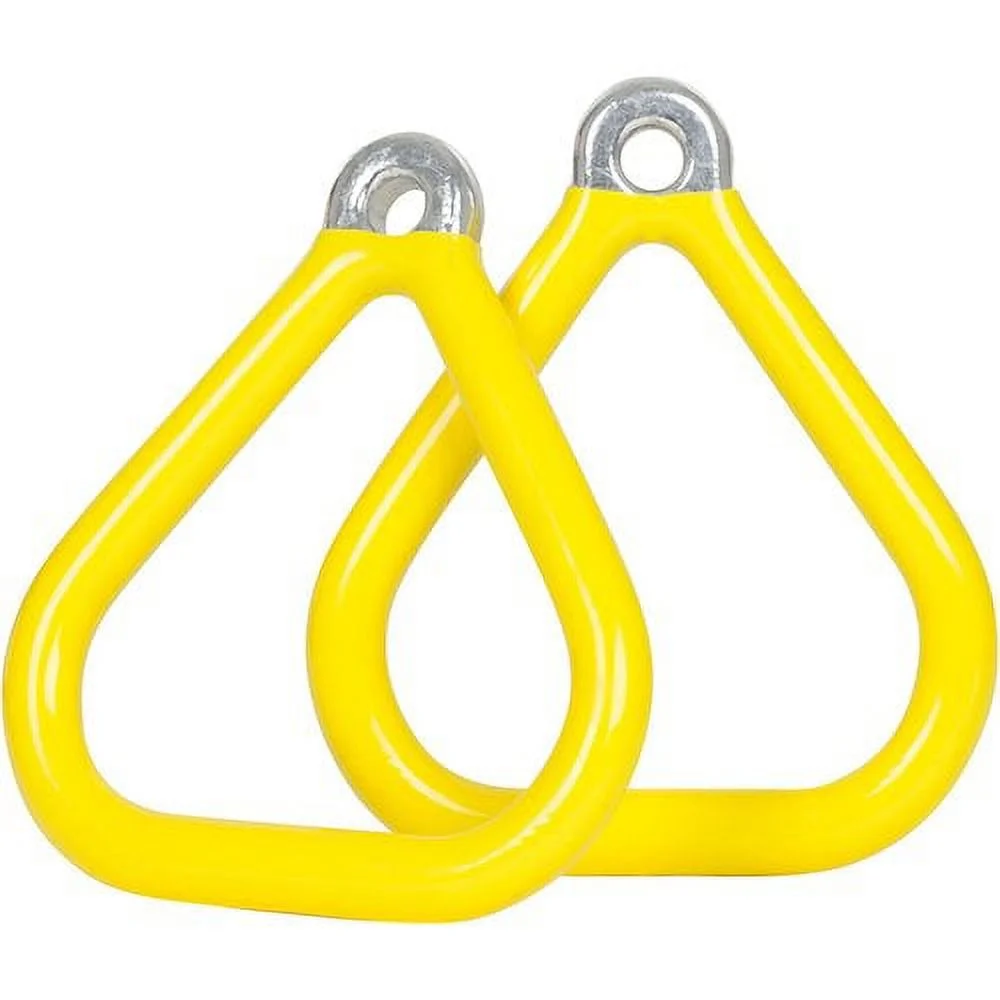 Swing Set Stuff Inc. Commercial Coated Triangle Trapeze Rings (Green)
