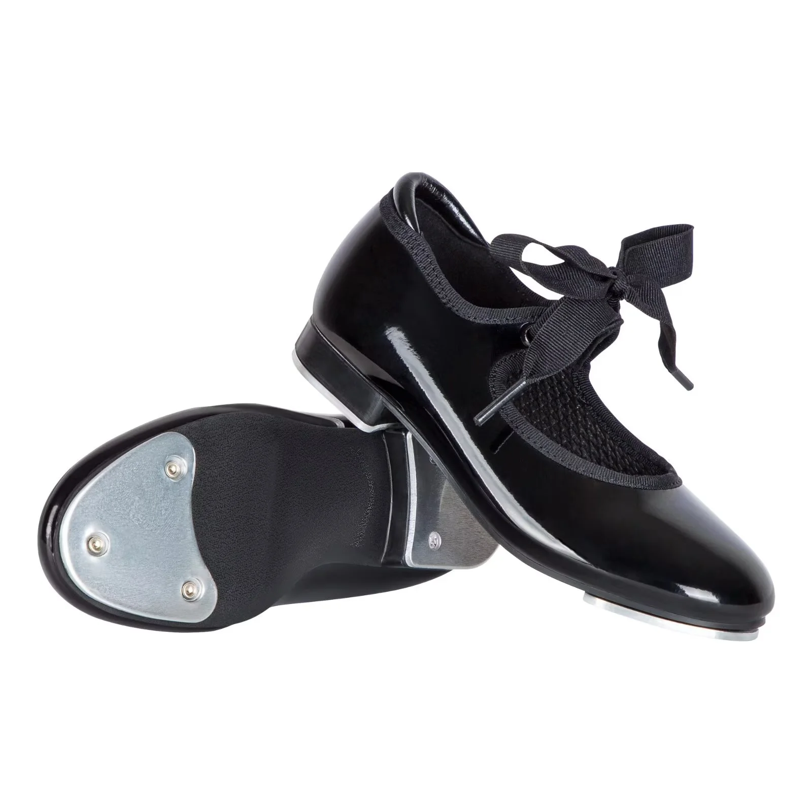 Dynadans Unisex-Child Dance Shoes Lace Up Tap Shoes for Girls and Boys